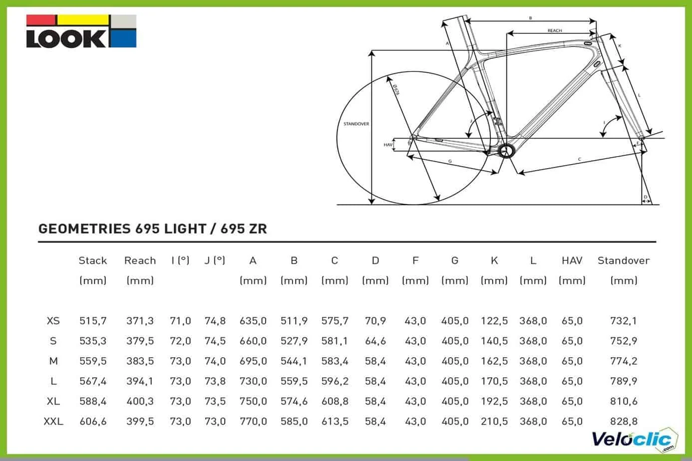 Look 695 Aerolight  Road Bike - 2014, X-Large - Image 15