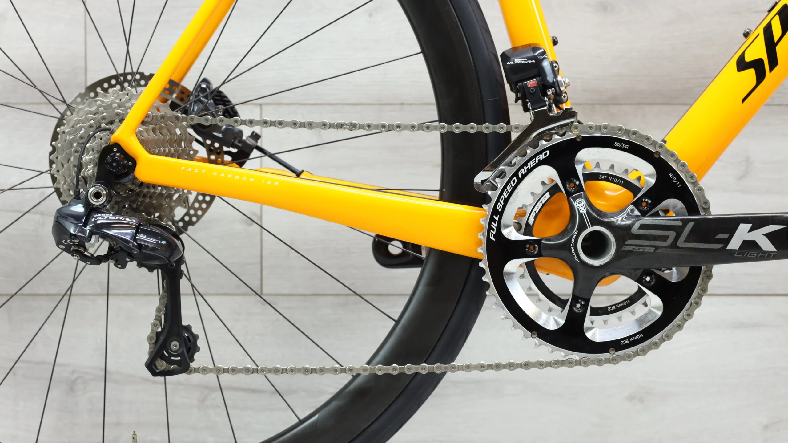2014 Specialized Roubaix SL4 Expert Ultegra Di2 Disc  Road Bike - 56cm - Image 4