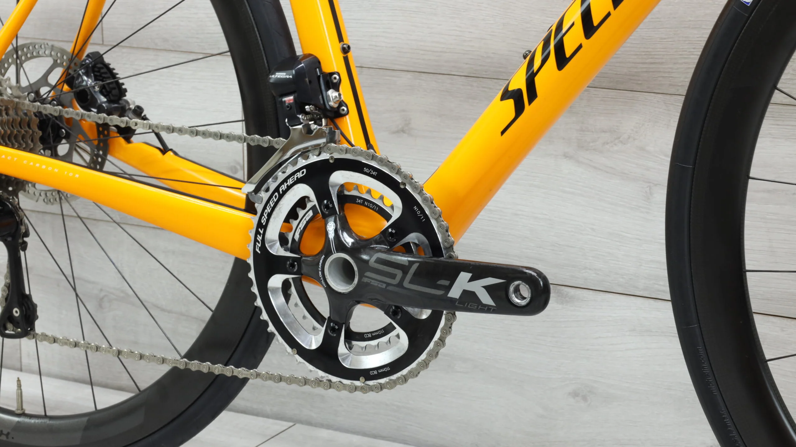 2014 Specialized Roubaix SL4 Expert Ultegra Di2 Disc  Road Bike - 56cm - Image 5