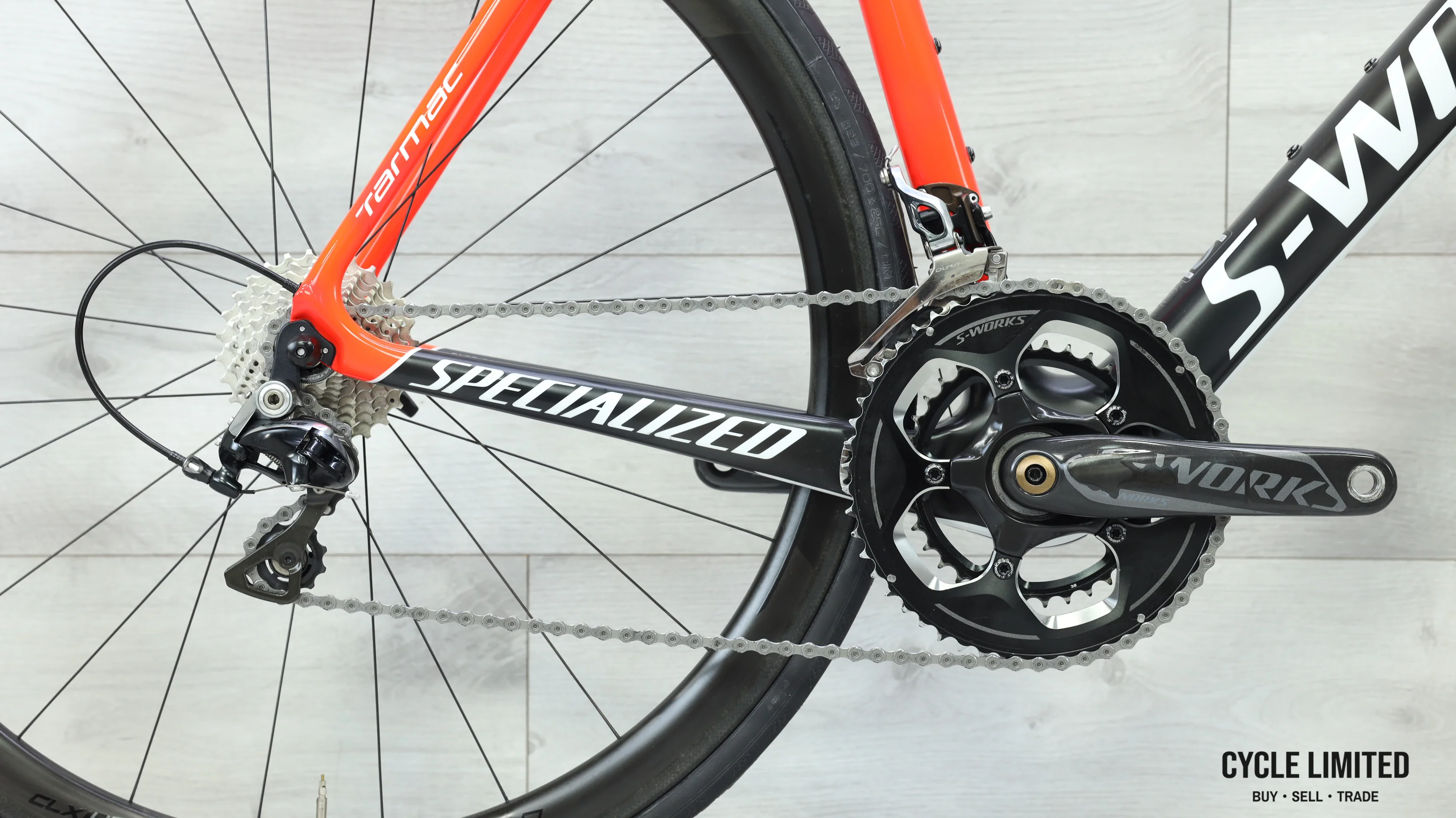 2016 Specialized S-Works Tarmac Dura-Ace Road Bike - 58cm - Image 4