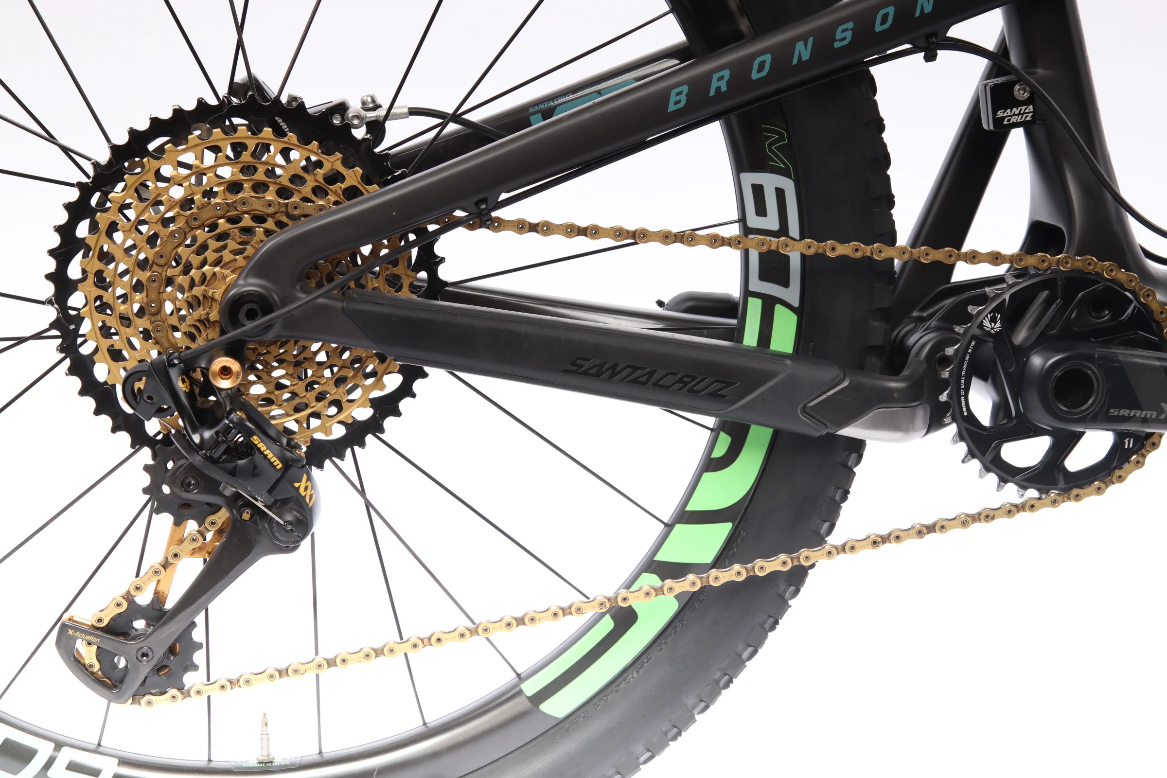 2017 Santa Cruz Bronson Carbon CC XX1 Mountain Bike - Large - Image 10