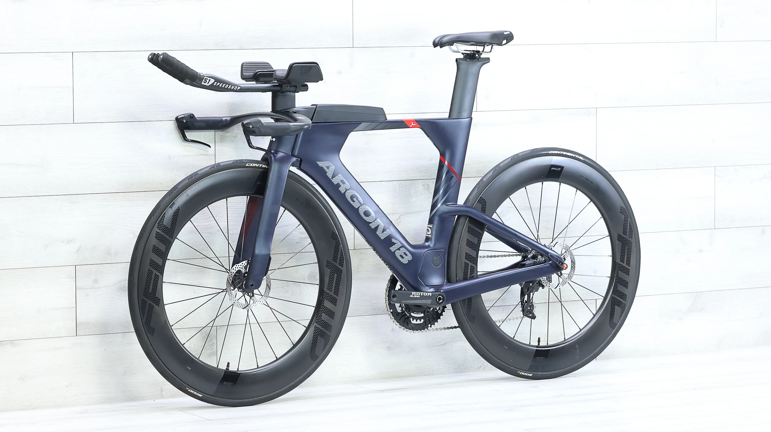 2023 Argon 18 E-119 Tri Disc Force AXS Triathlon Bike - Medium - Image 4