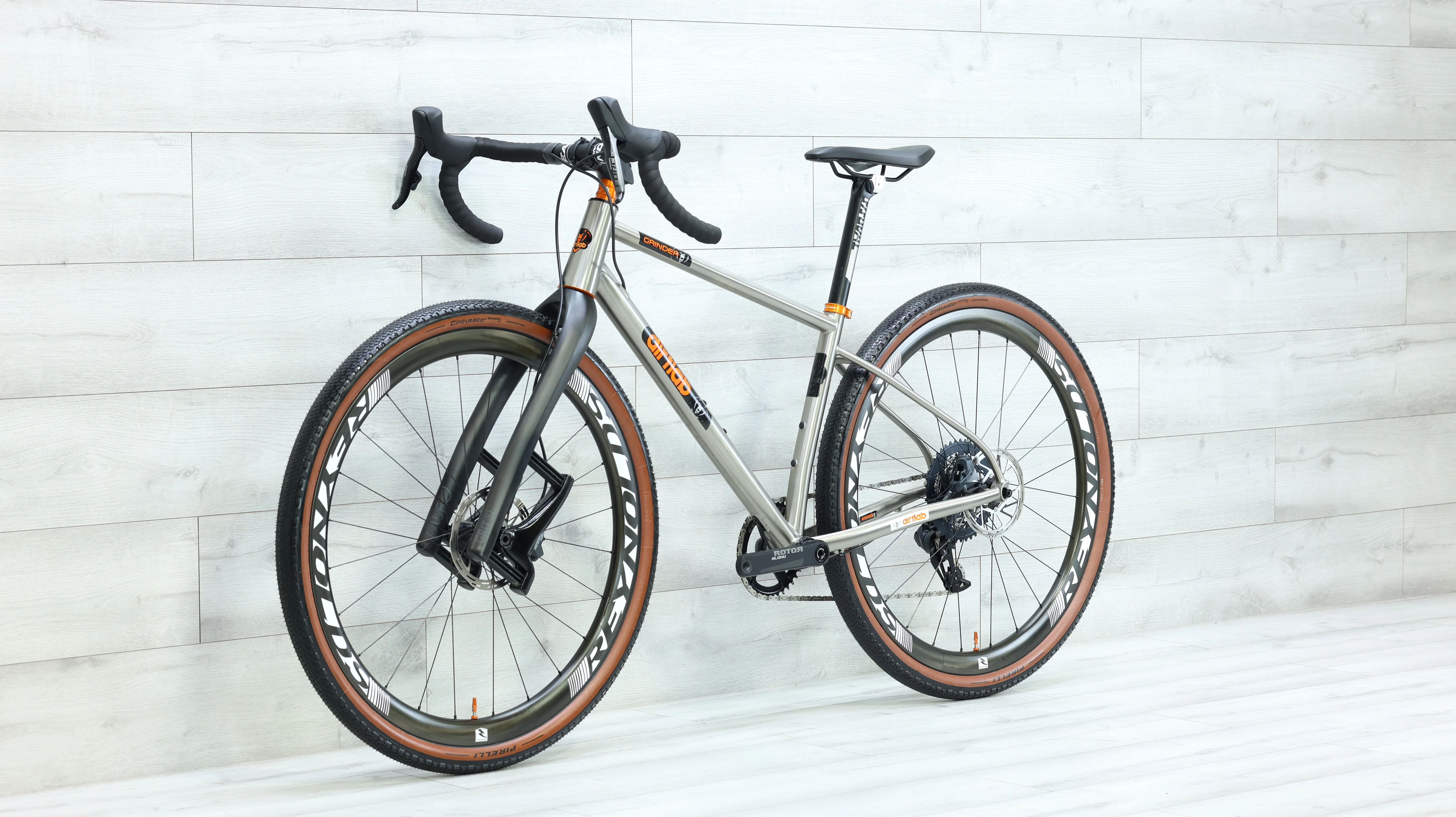2023 DirtLab Grinder Force AXS Titanium Gravel Bike - 53cm - Image 4