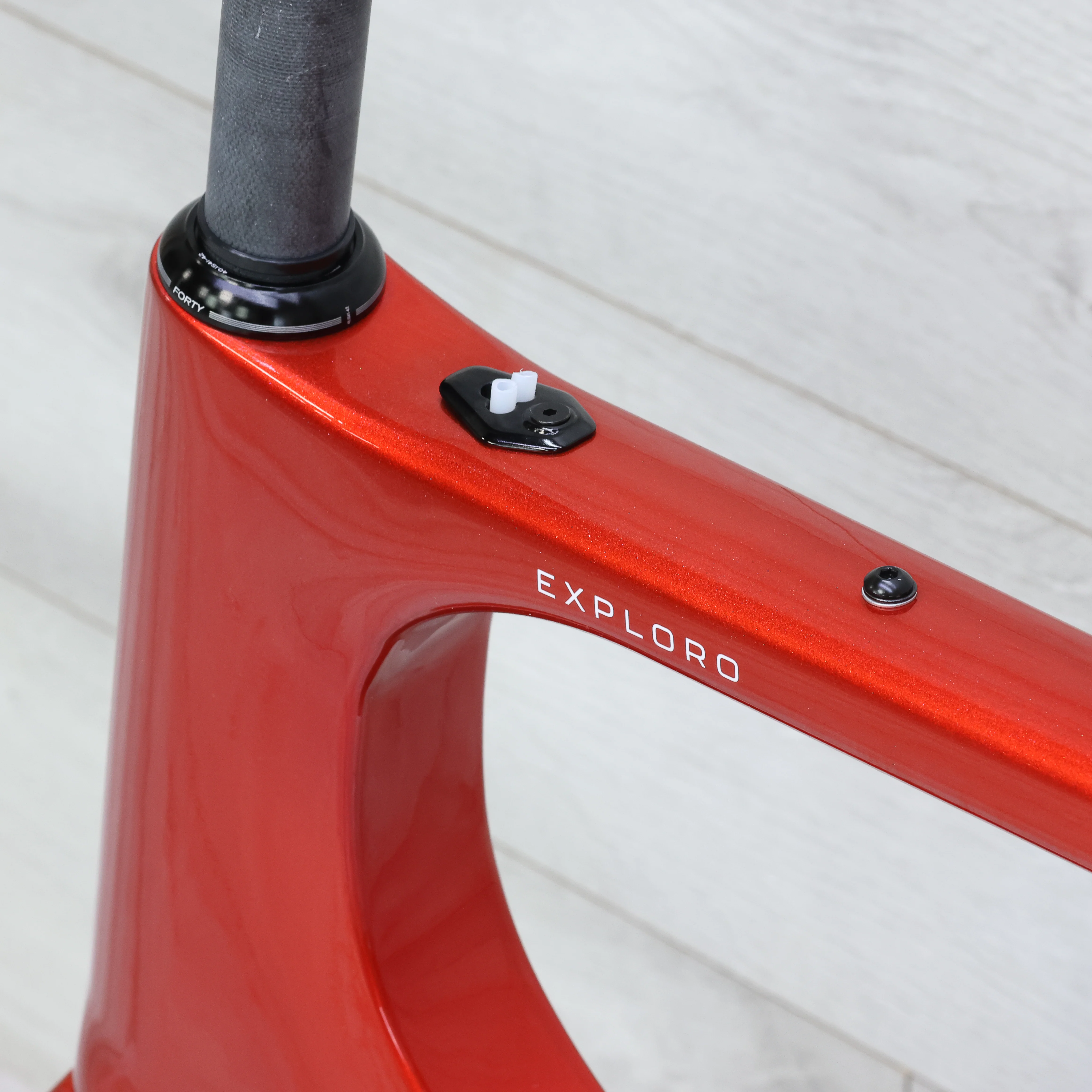 3T Exploro RaceMax Gravel Frameset 700c Red/White - 61cm - Image 7