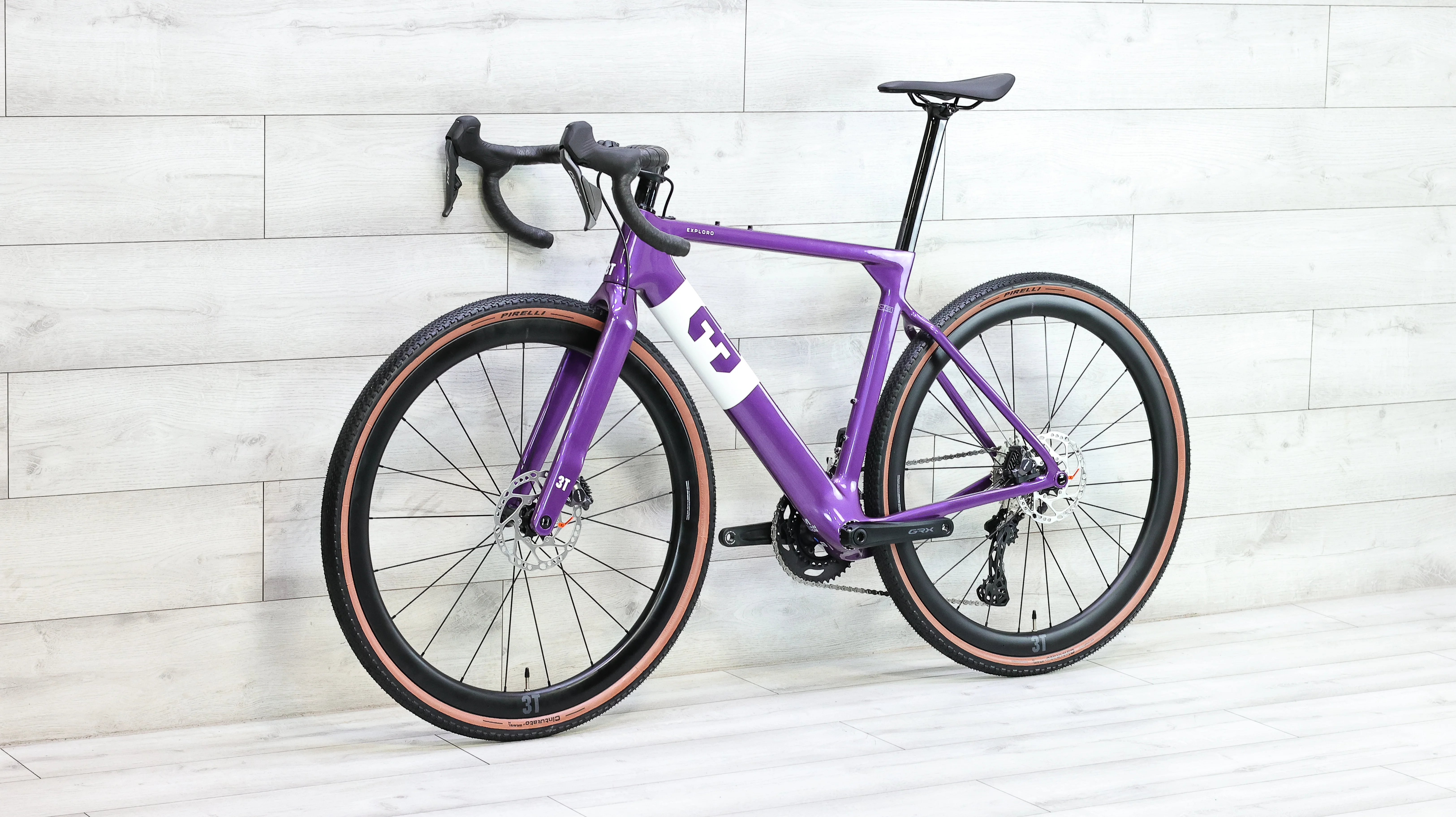 3T Exploro Primo GRX Di2 Grape Gravel Bike - 2026, Medium - Image 4