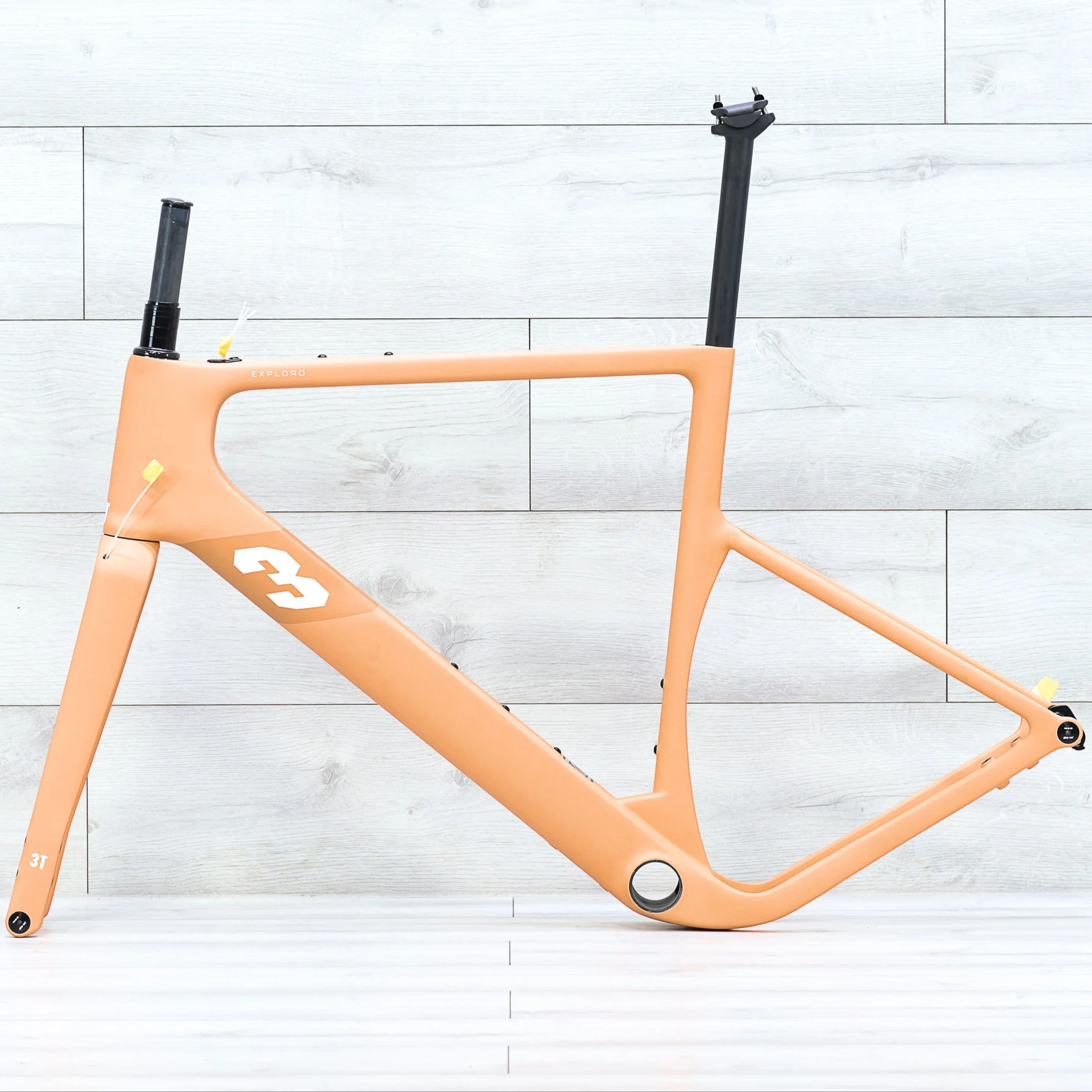3T Exploro Ultra Gravel Bike 700c Terracotta Frameset - 2023, 56cm - Image 2