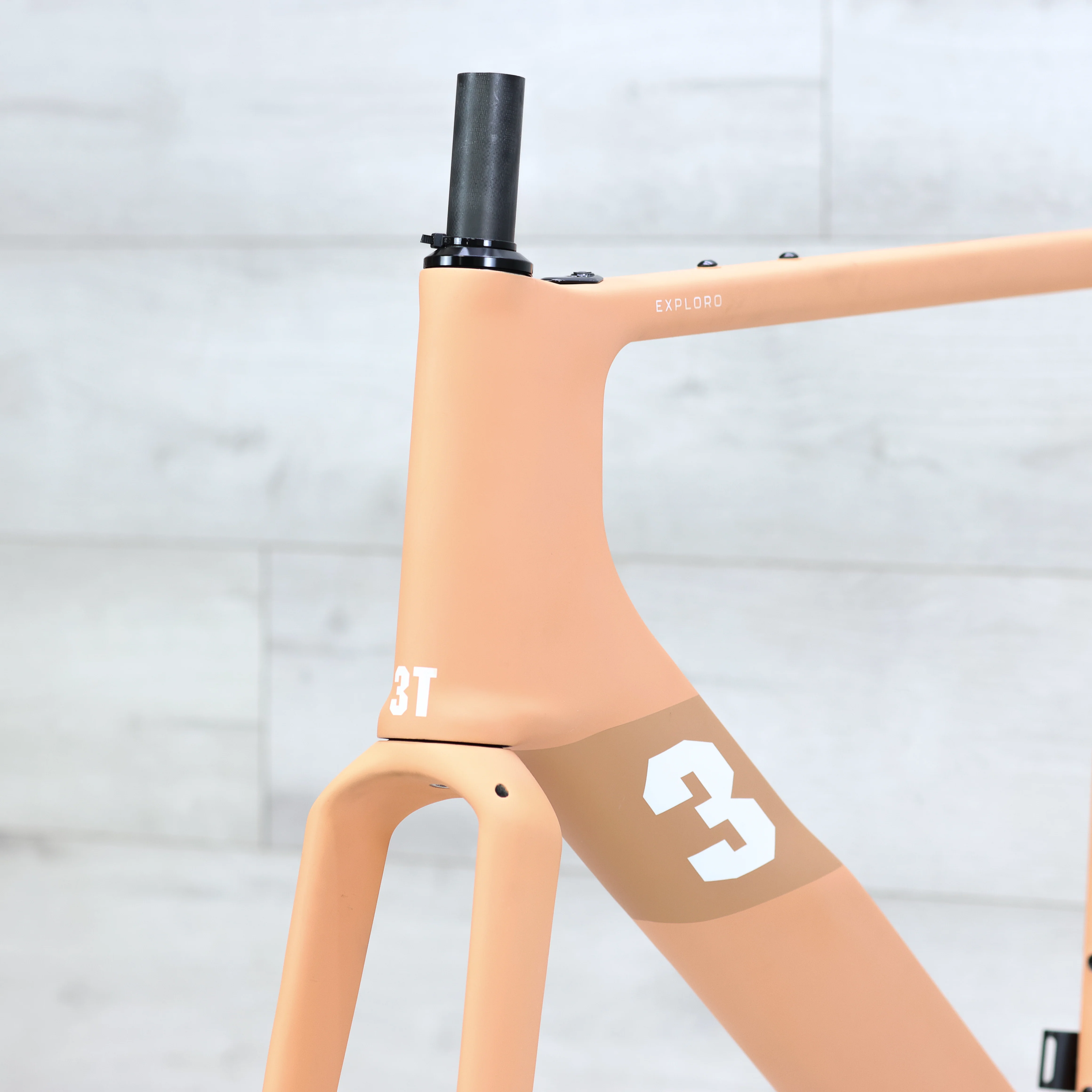 3T Exploro Ultra Gravel Bike Frameset Terracotta - 2023, 58cm - Image 6