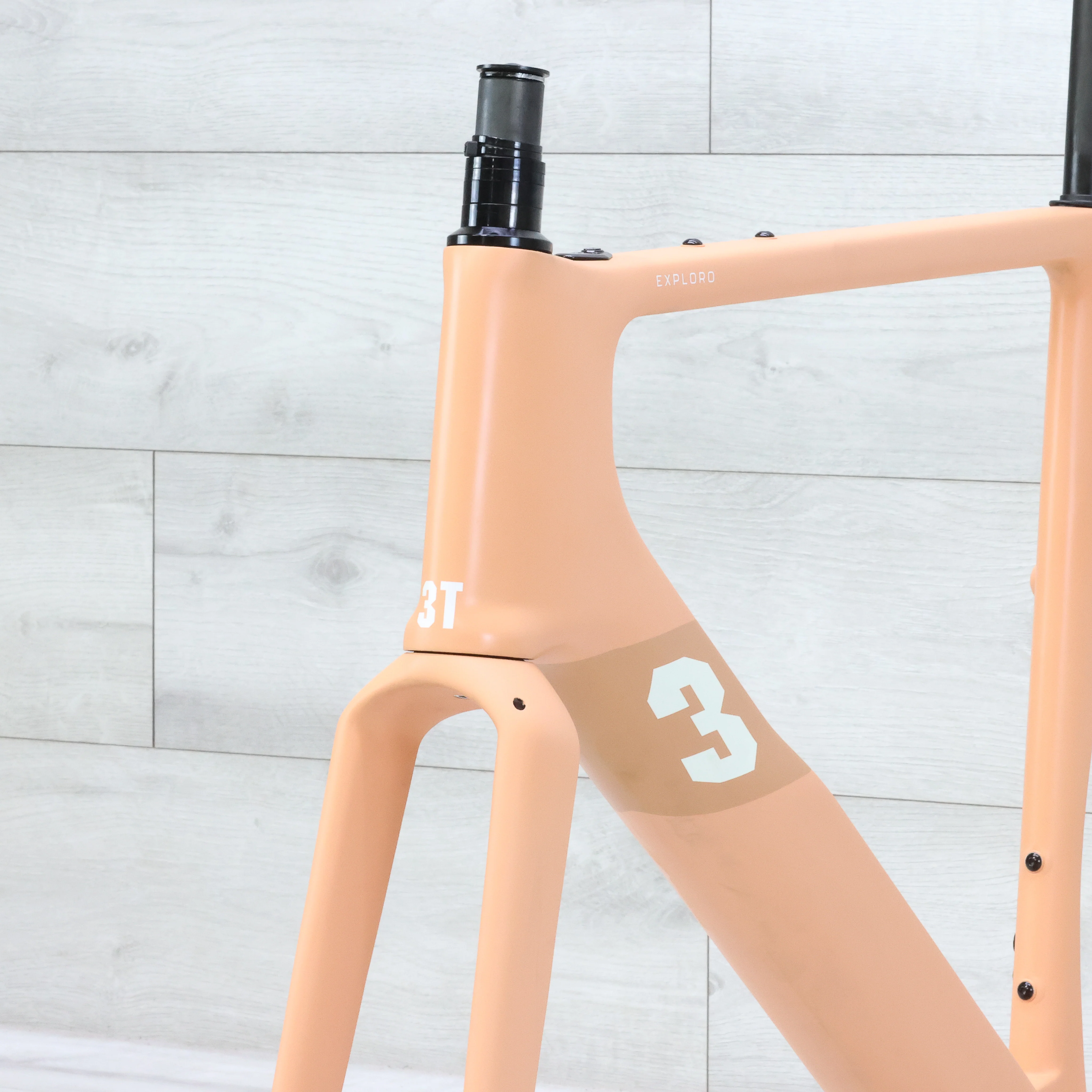 3T Exploro Ultra Gravel Bike Frameset Terracotta - 56cm - Image 6