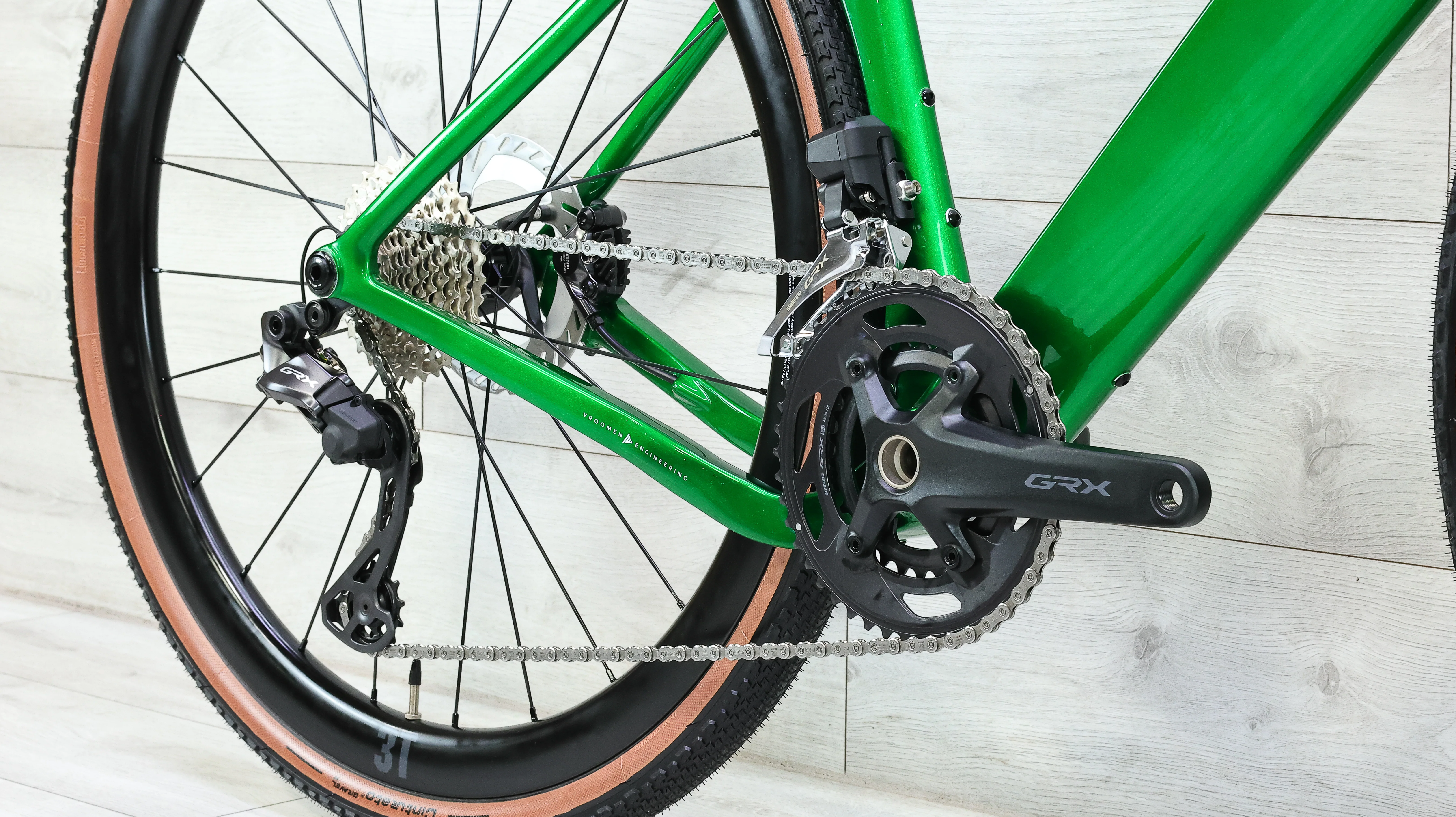 3T Racemax Italia Verde GRX Di2 Gravel Bike - 2025, X-Large - Image 6
