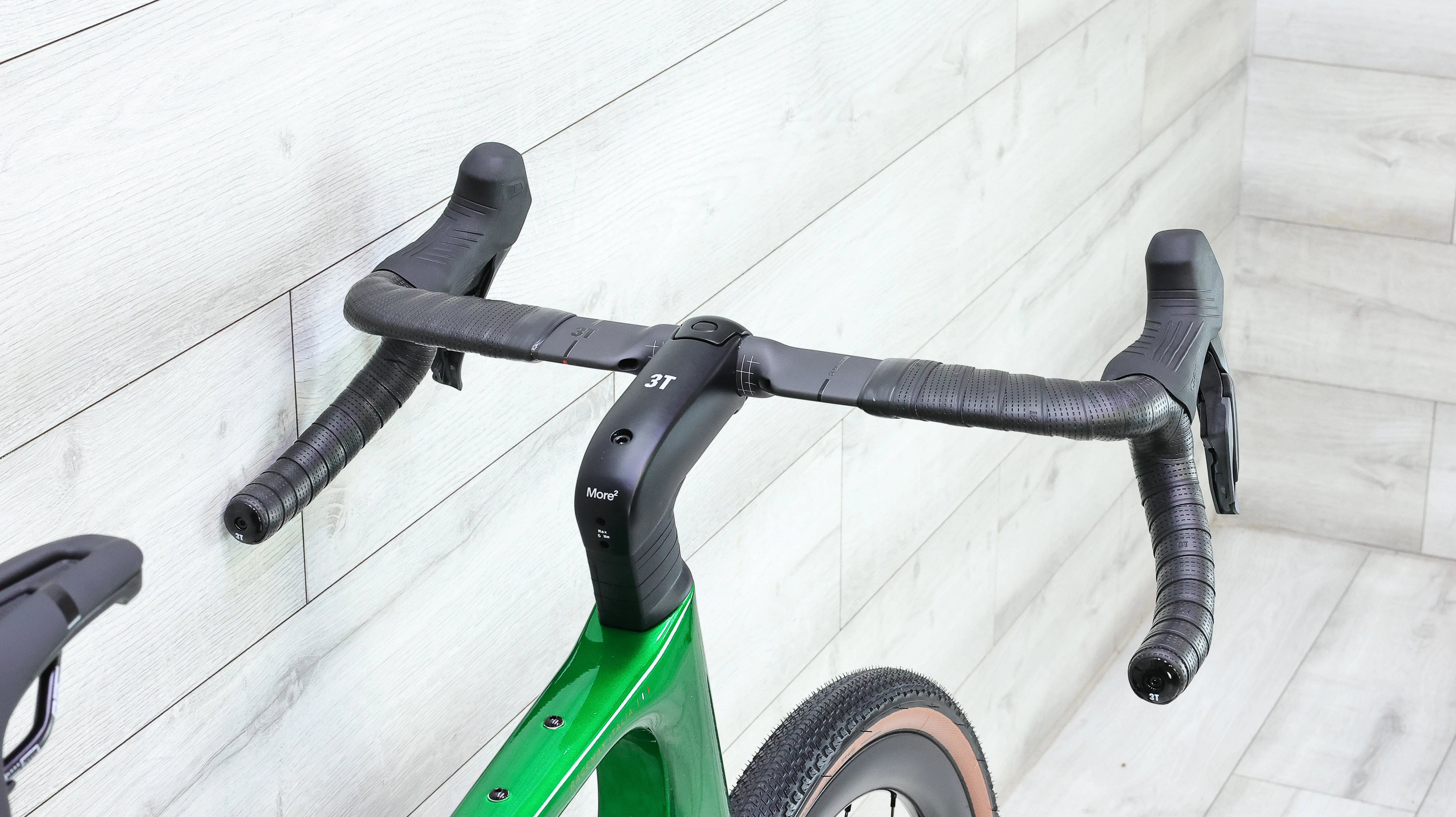 3T Racemax Italia Verde GRX Di2 Gravel Bike - 2025, X-Large - Image 8