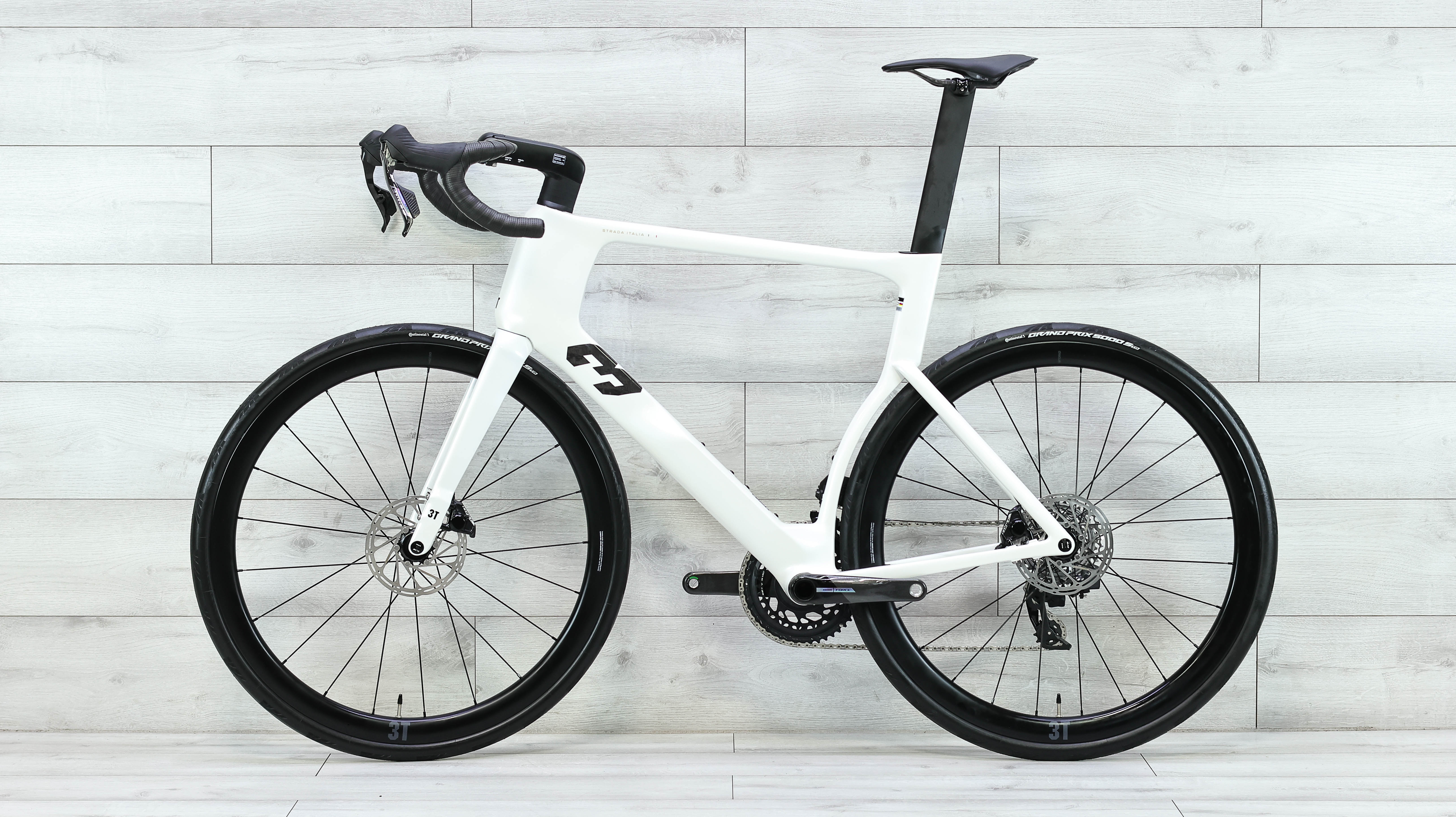 3T Strada Italia Force AXS Bianco Road Bike - 2026, X-Large - Image 2