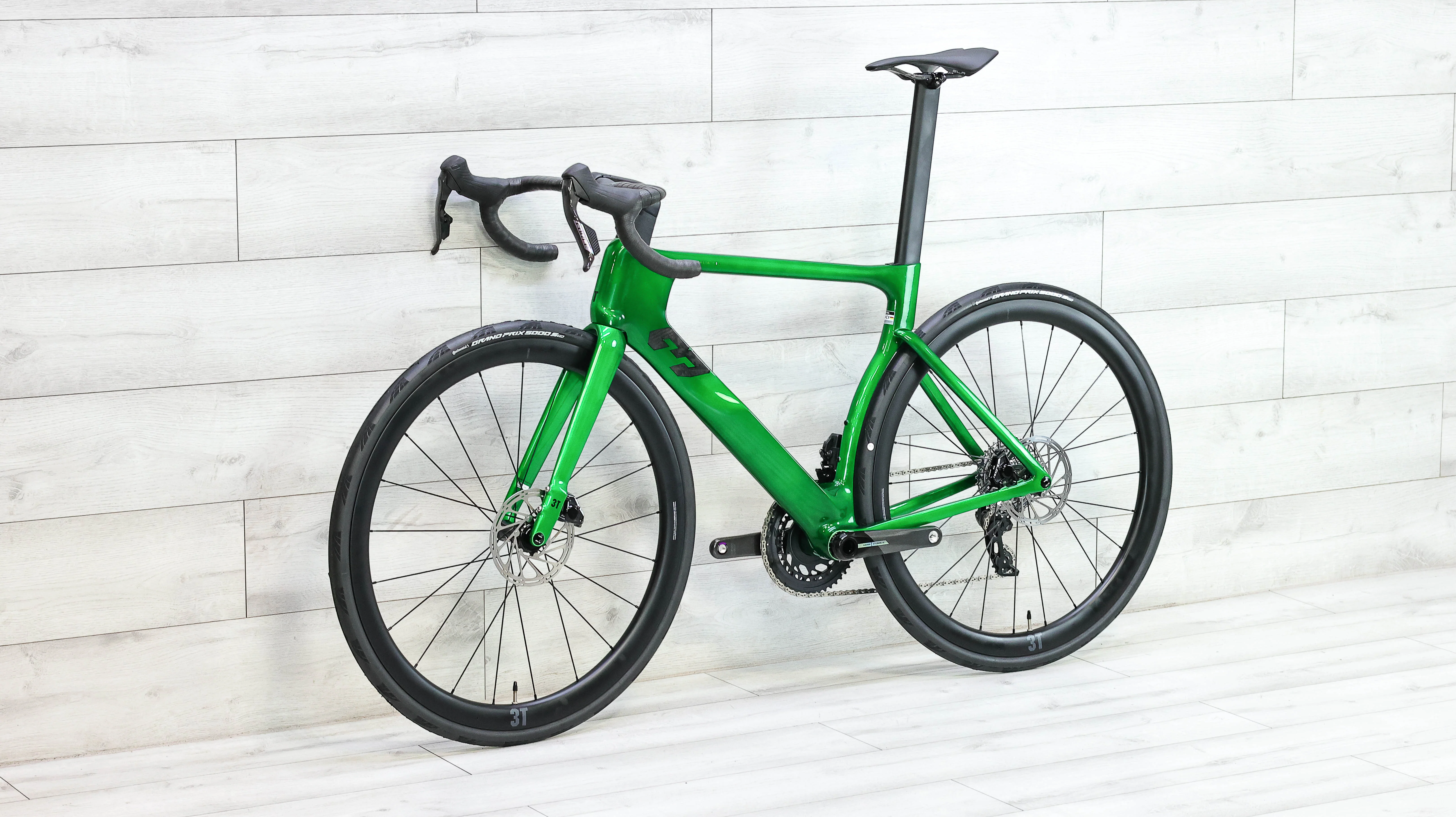 3T Strada Italia Force AXS Verde Gravel Bike - 2026, Small - Image 4