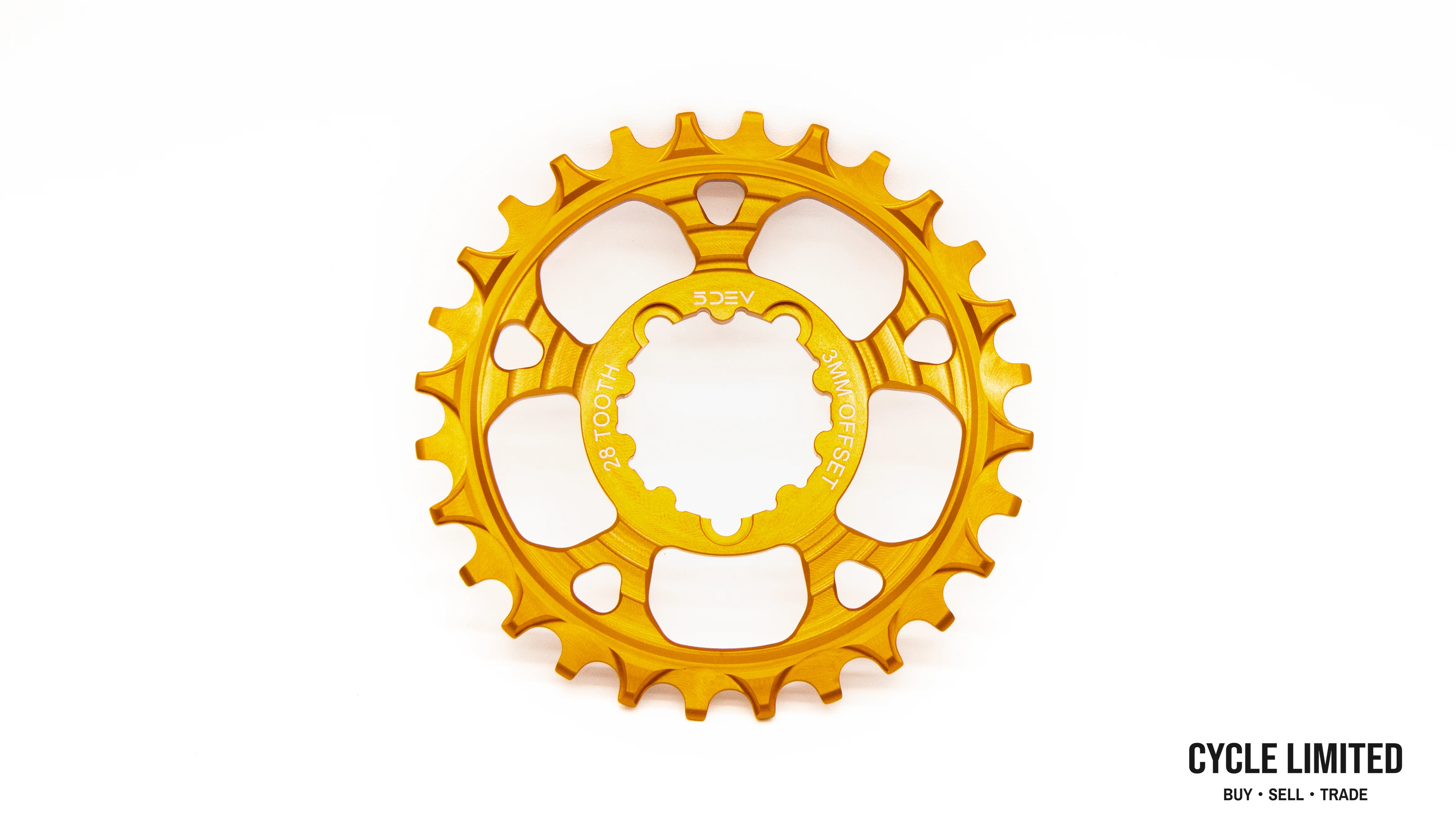 5Dev 7075 Classic Chainring 28T Kash - Image 2