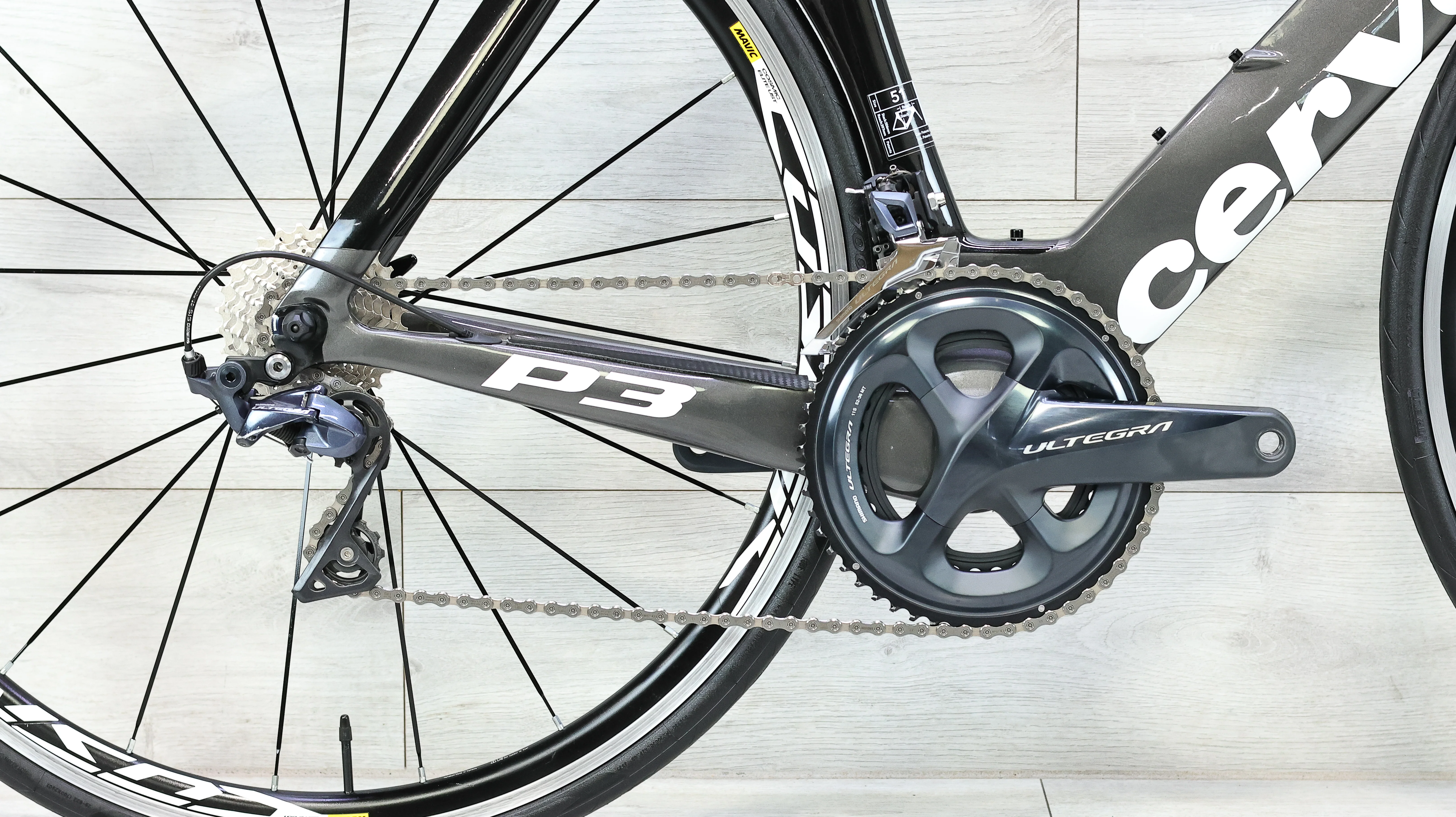 Cervelo P3 Ultegra Triathlon Bike - 2018, 51cm - Image 5