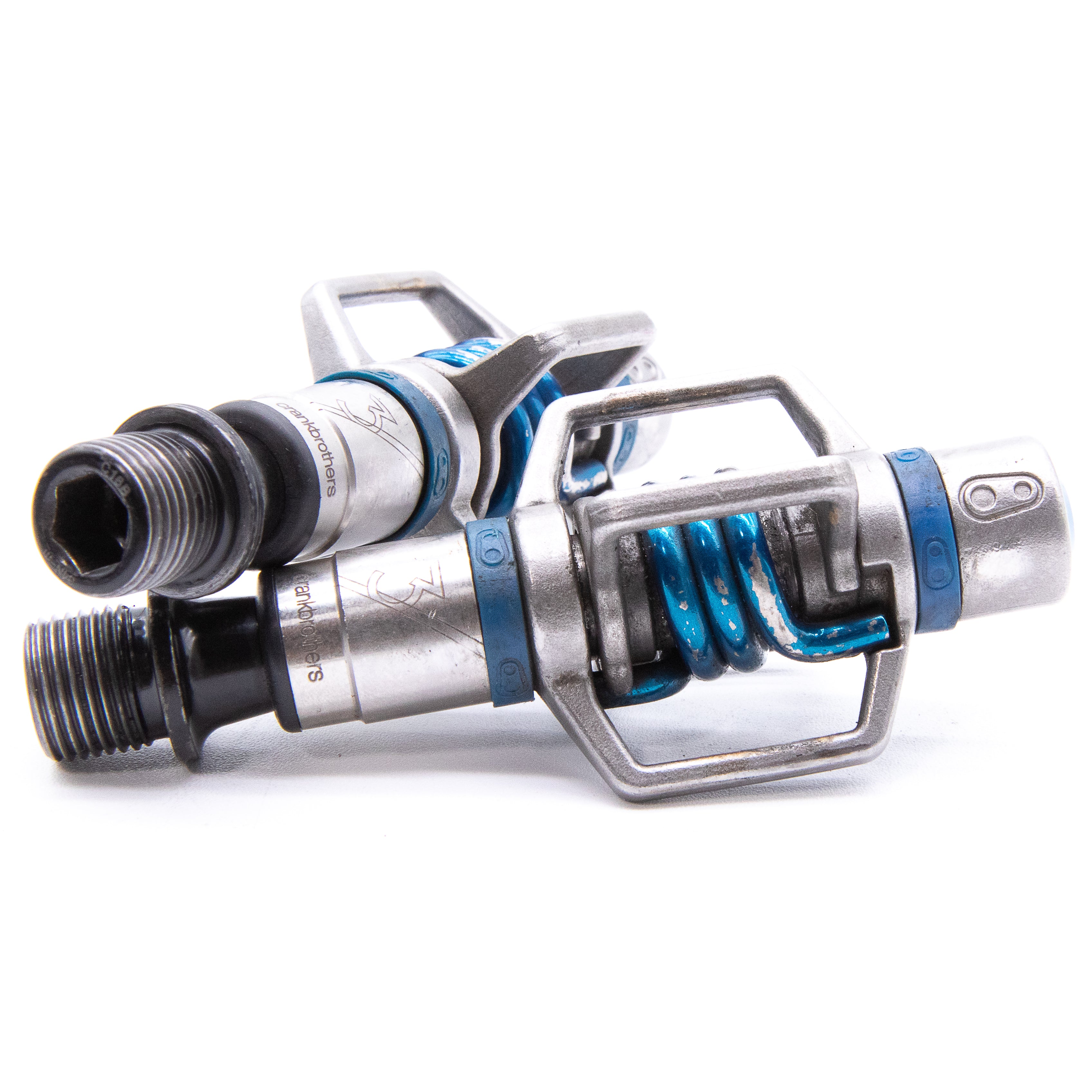 Crank Brothers Eggbeater 3 Electric Blue Clipless MTB Pedals 281g - Image 4