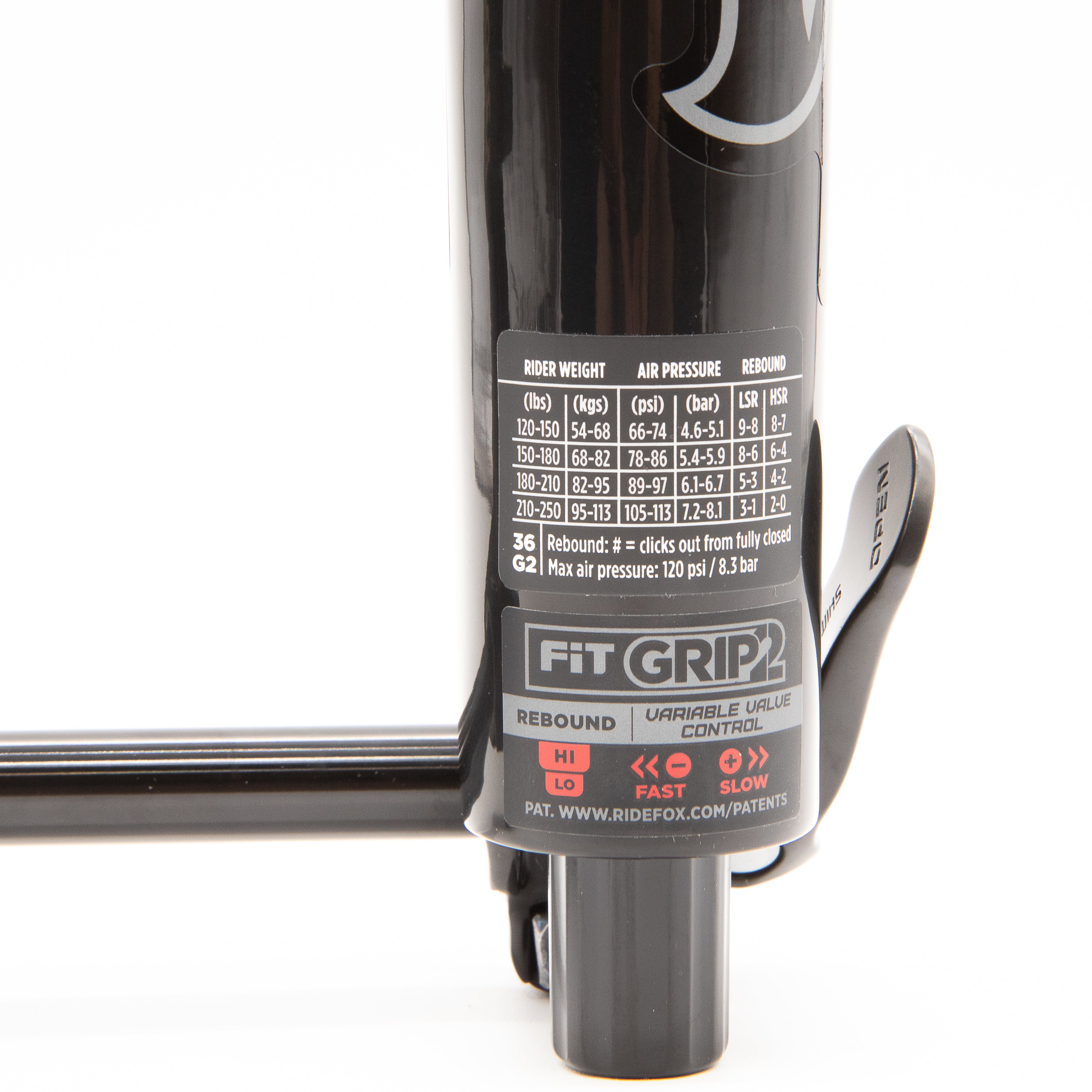Fox 36 Float Factory Grip2 150mm 29" Boost Fork — Kashima, 44mm Rake - Image 15