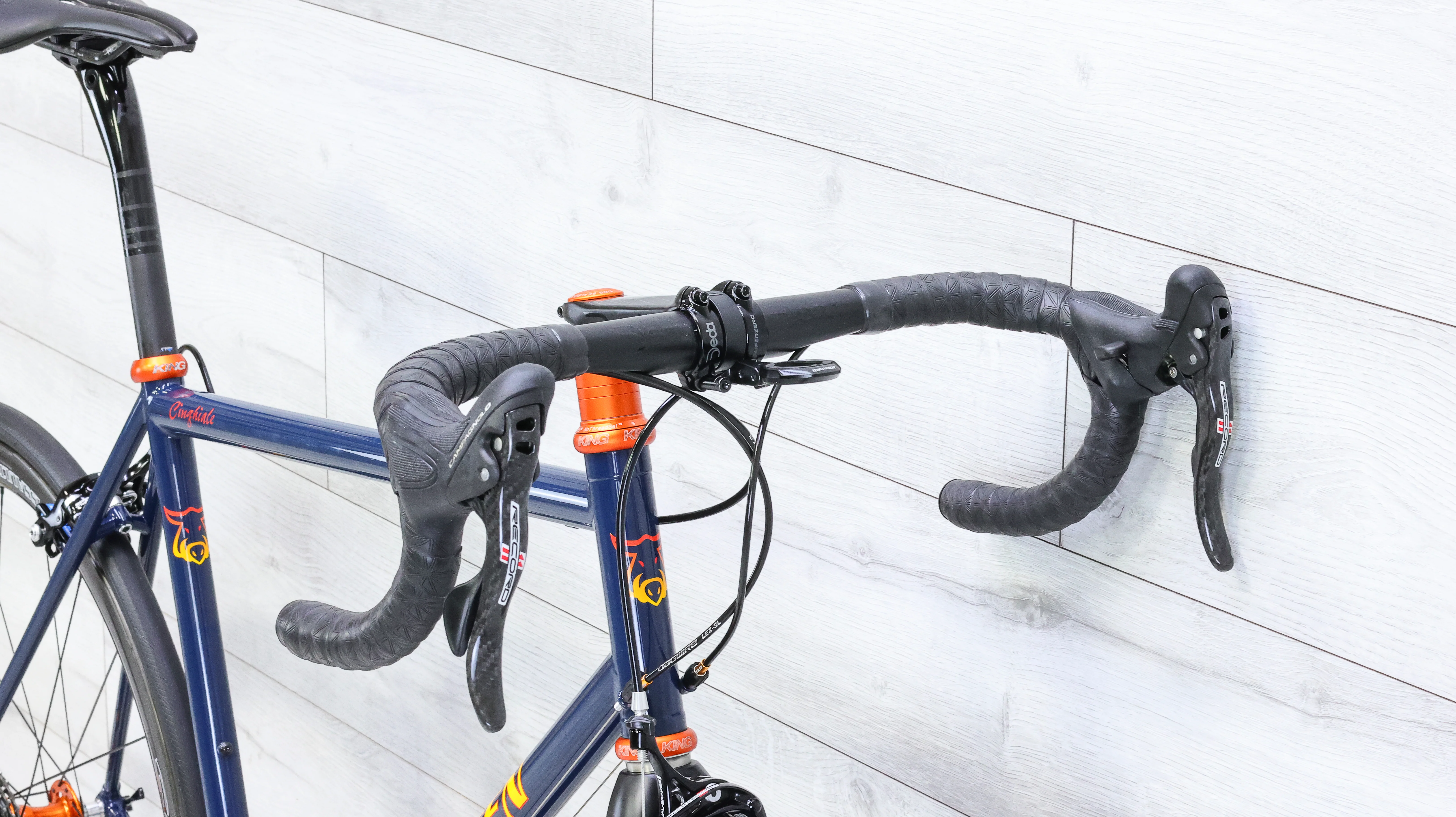 Hampsten Cinghiale Campagnolo Record Steel Road Bike - 2002, Large - Image 10