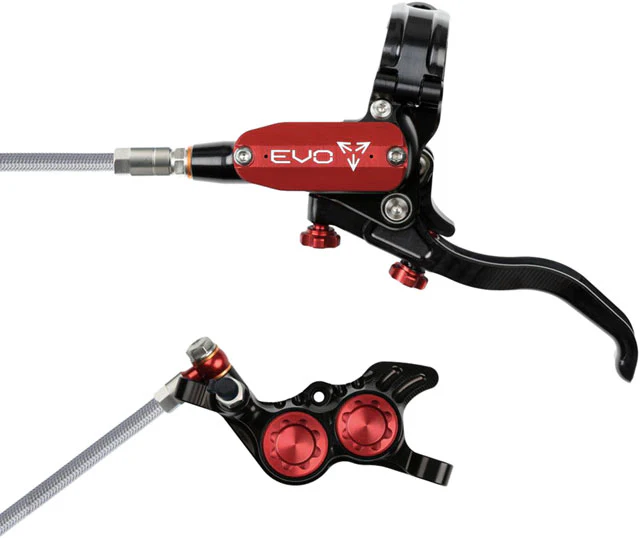 Hope EVO GR4 Disc Brake and Lever Set - Post Mount, 4-Piston, Braided Hydraulic Hose**done** - Image 8