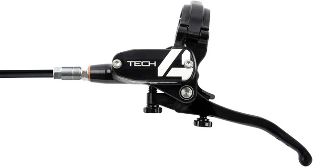 Hope Tech 4 X2 Disc Brake and Lever Set - Hydraulic, Post Mount, Black - Image 2