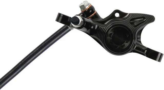 Hope Tech 4 X2 Disc Brake and Lever Set - Hydraulic, Post Mount, Black - Image 3