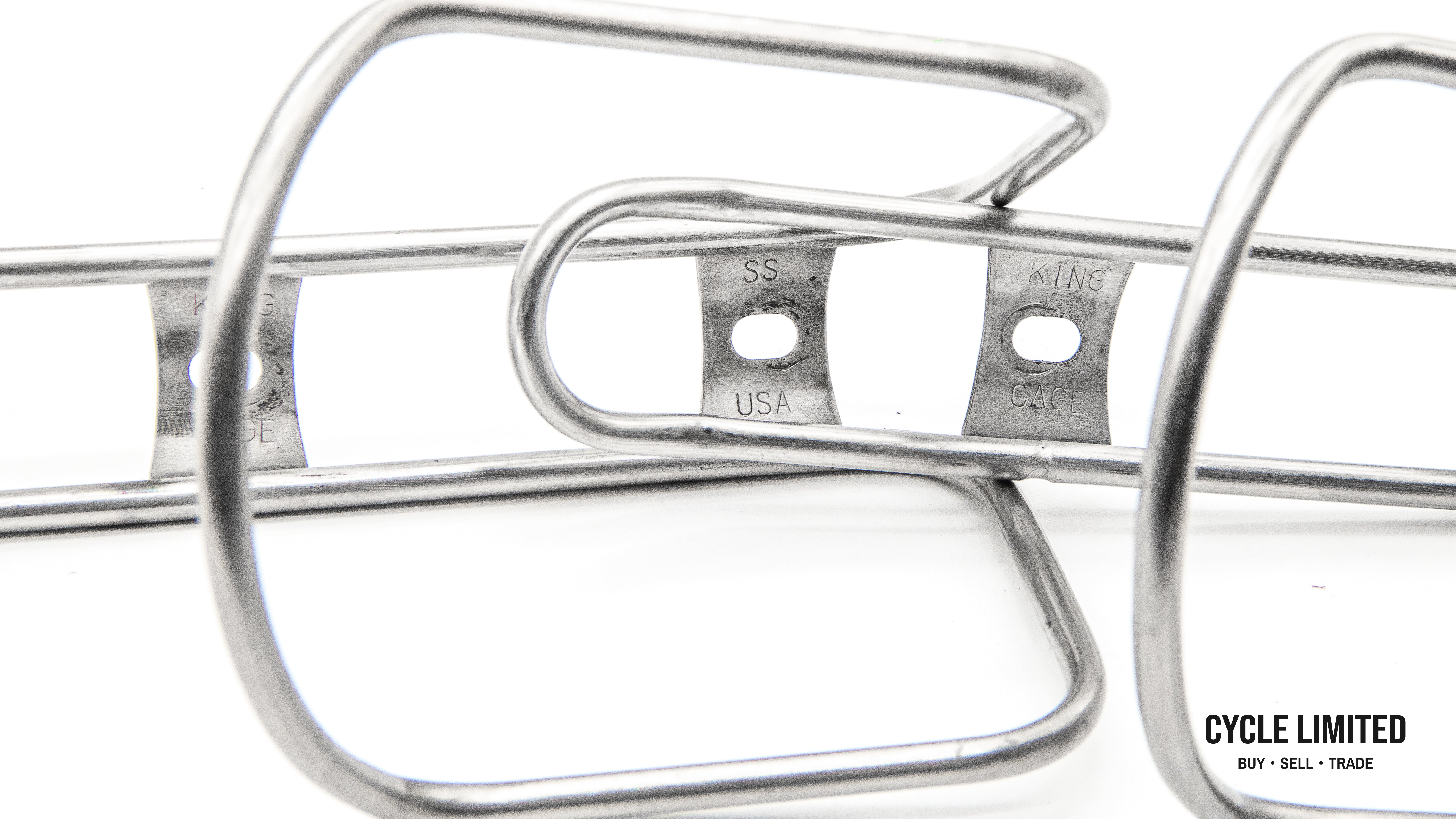 King Cage Stainless Steel Bottle Cage Pair 96g - Image 4