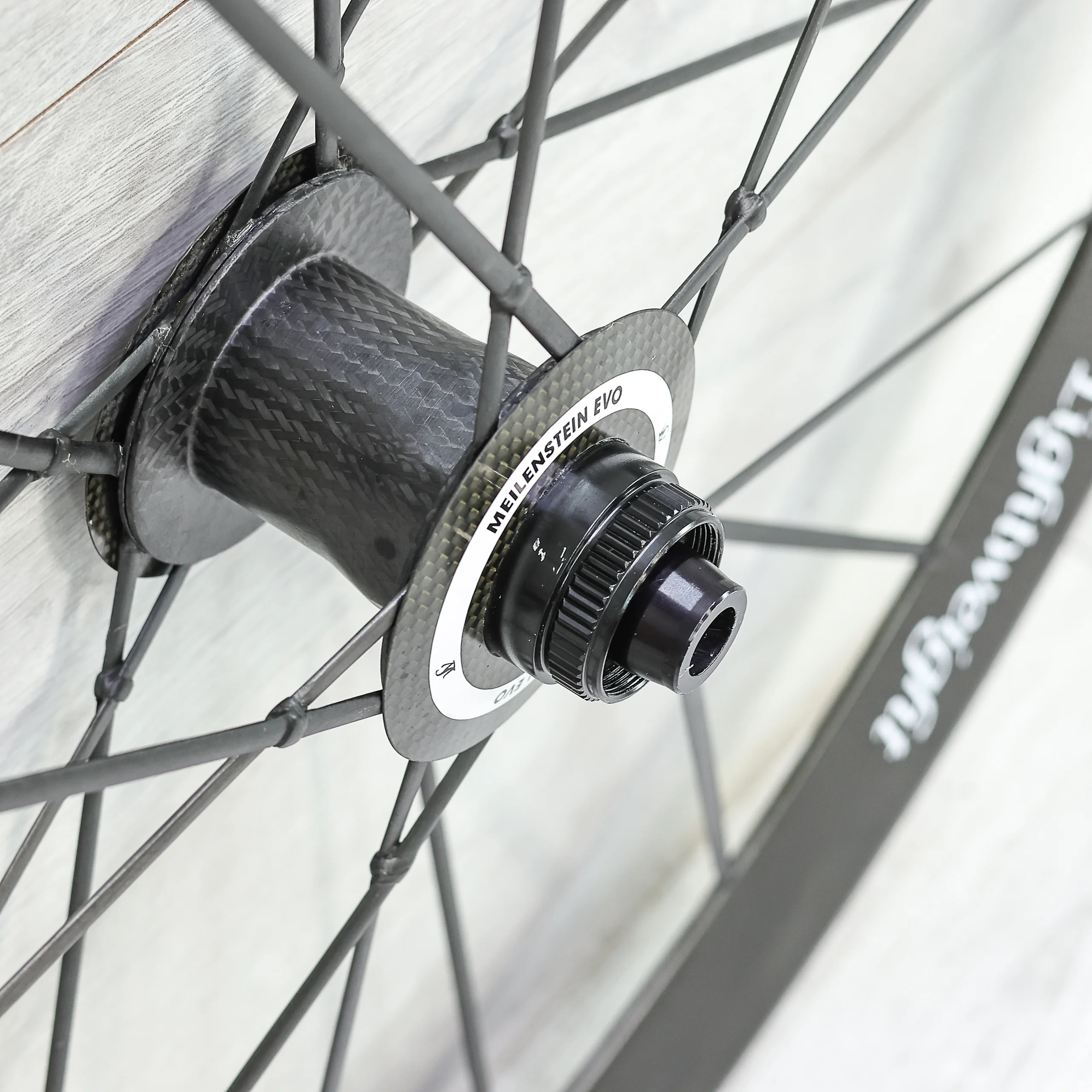 Lightweight Mielenstein Obermeyer EVO Carbon Disc Wheelset - 700c, Tubeless, Center Lock, Campagnolo 12-Speed - Image 13