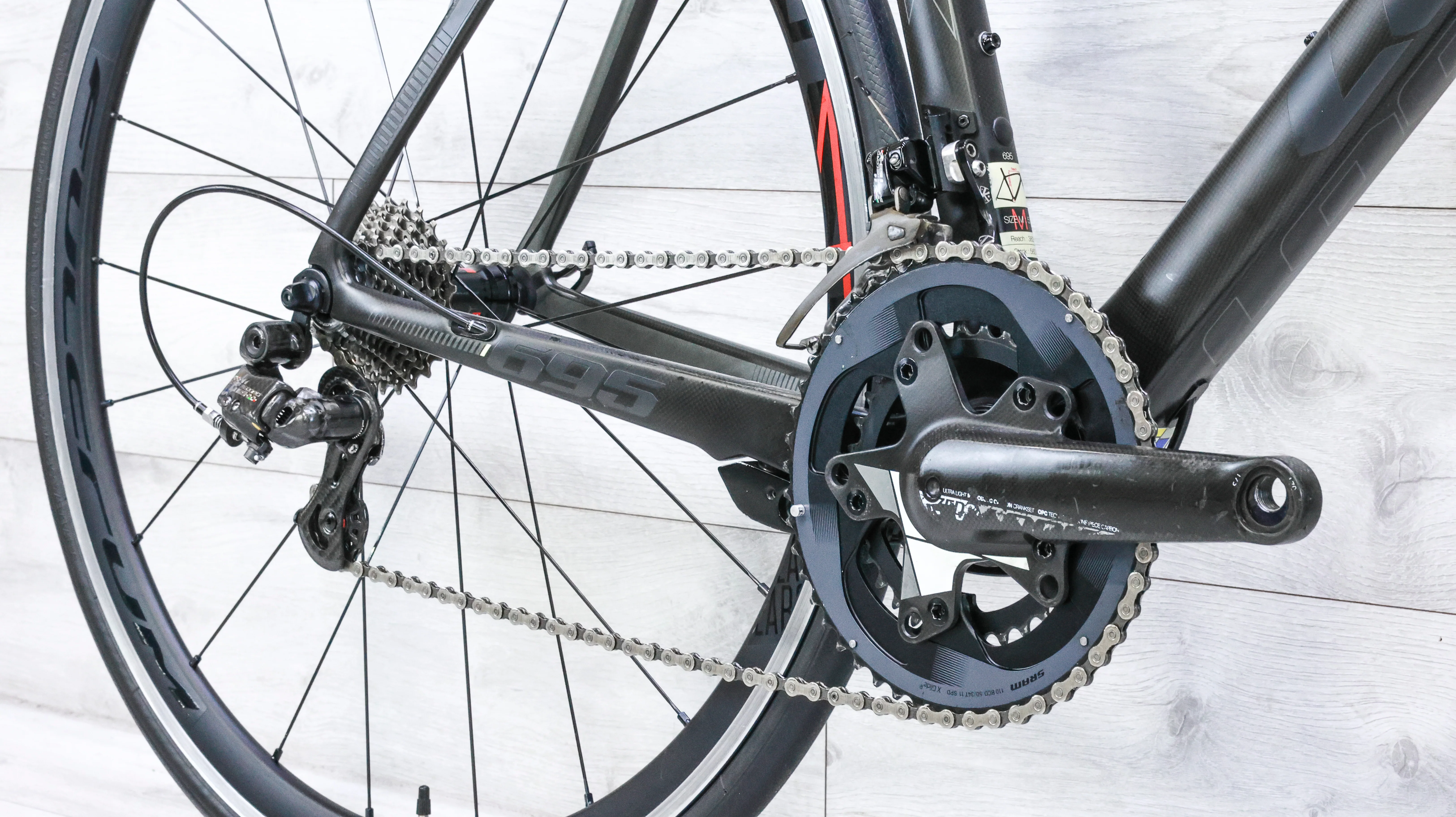 Look 695 Aerolight Campagnolo Super Record RS Road Bike - 2014, Medium - Image 6