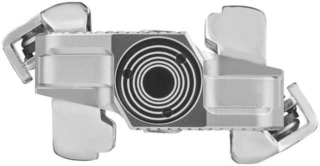 LOOK X-TRACK Dual Power Pedals - Dual Sided Clipless, Chromoly,  9/16", Silver - Image 4