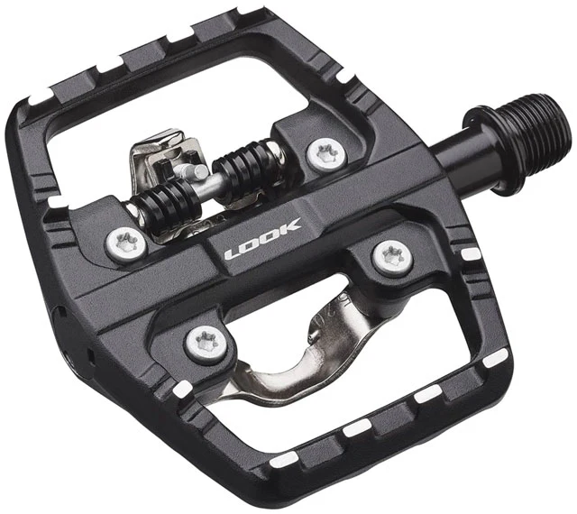 LOOK X-Venture+ Pedals - Single Sided Clipless, Aluminum, 9/16", Black - Image 2