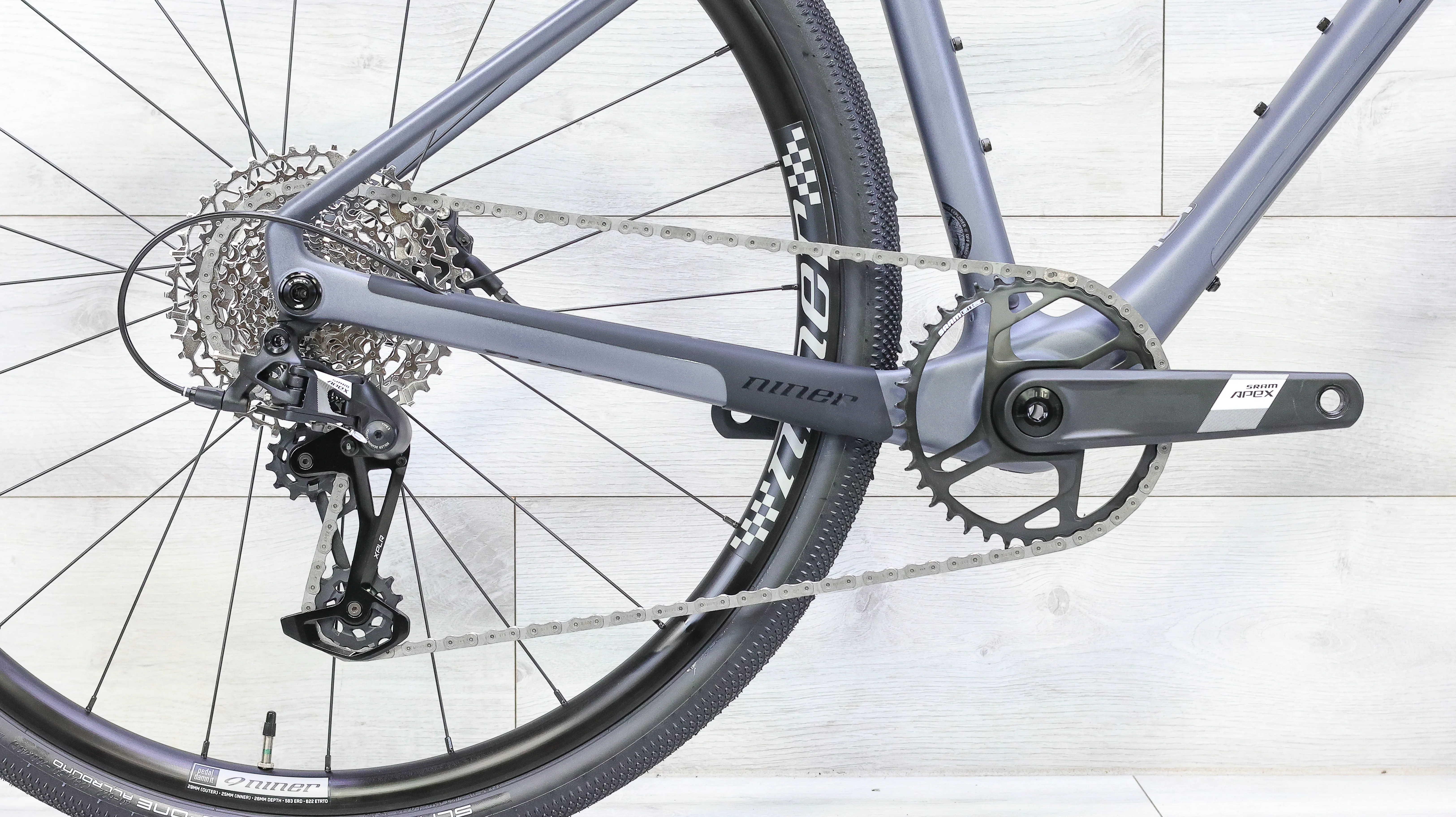 Niner ORE 9 RDO - 2 Star Apex XPLR Gravel Bike - Magnetic Grey - Image 5