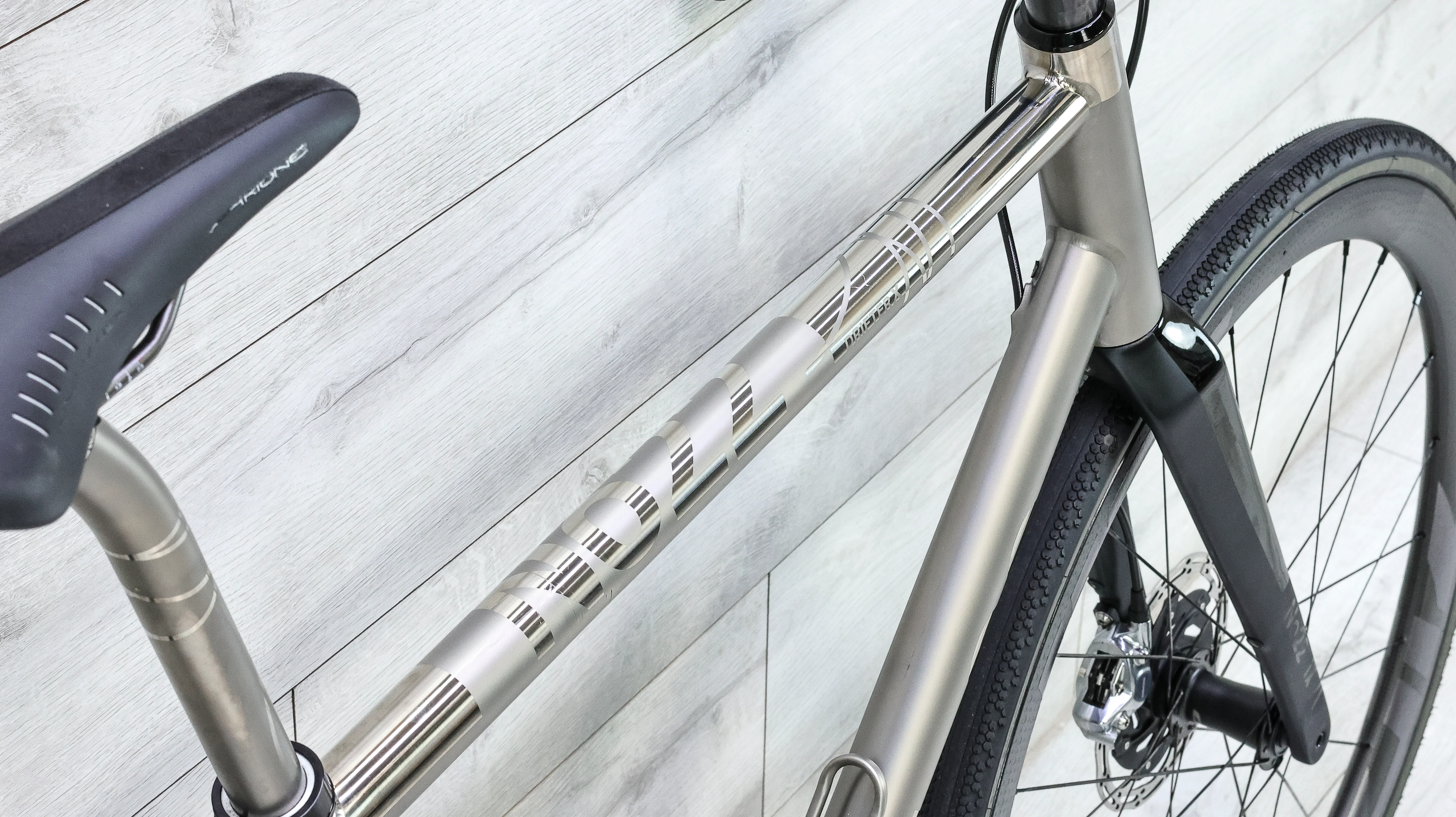 No. 22 Drifter X Red eTap AXS Titanium Gravel Bike - 2021, 56cm - Image 16