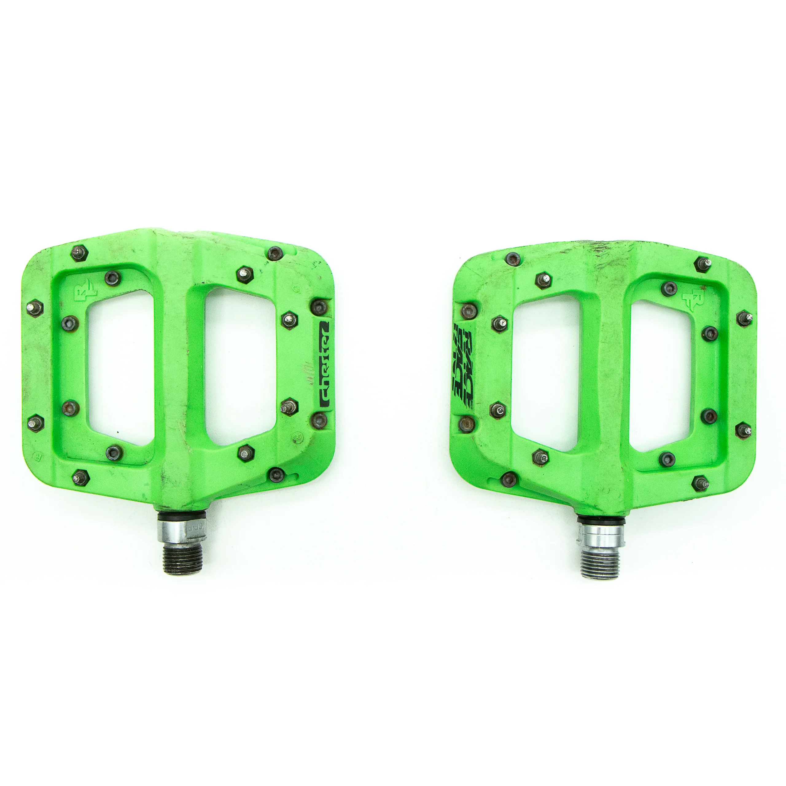 Race Face Chester Flat MTB Pedals Green 370g - Image 4