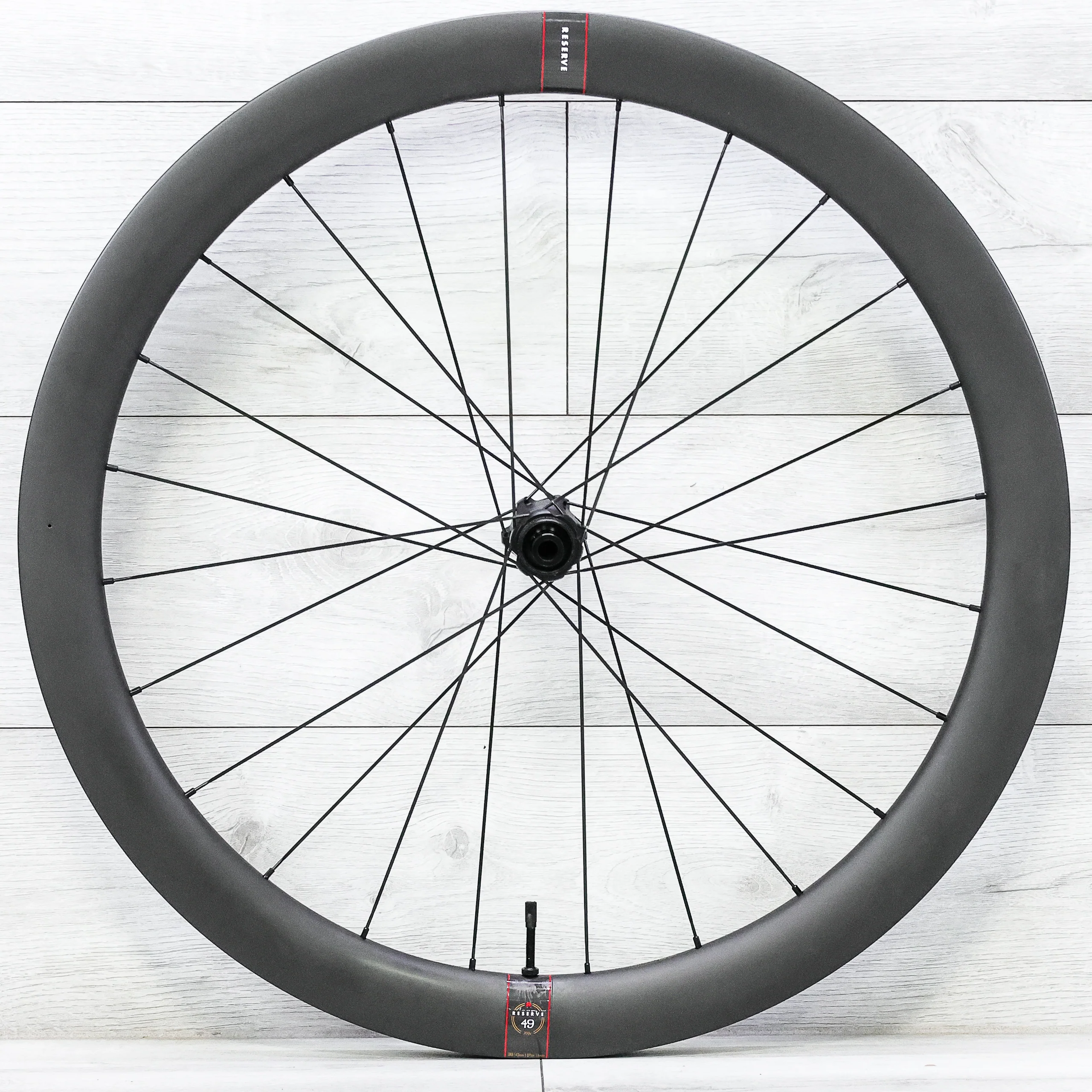 Reserve 42|49 Turbulent Aero Carbon Disc Wheelset – 700c, Tubeless, Center Lock, HG-EV, 11-Speed - Image 3
