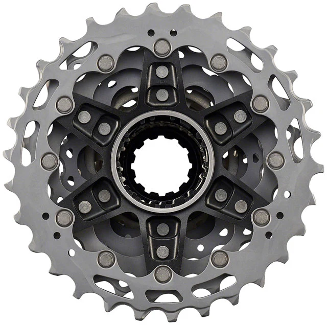 Shimano Dura-Ace CS-R9200 Cassette - 12-Speed, 11-34t, Gray - Image 4