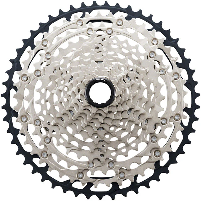 Shimano SLX CS-M7100 Cassette - 12-Speed, 10-51t, Silver/Black, Micro Spline - Image 2