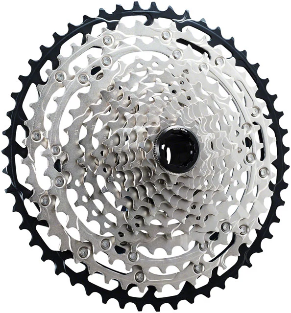 Shimano SLX CS-M7100 Cassette - 12-Speed, 10-51t, Silver/Black, Micro Spline - Image 3