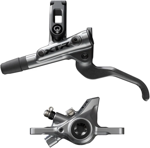 Shimano XTR M9200 XC Disc Brake and Lever - Post Mount, 2-Piston Caliper, SM-BH90-SS Hose, Metal Pads, Gray - Image 2