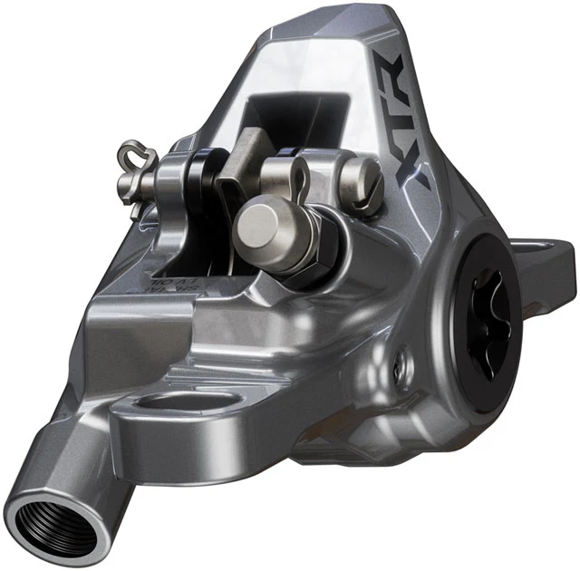 Shimano XTR M9200 XC Disc Brake and Lever - Post Mount, 2-Piston Caliper, SM-BH90-SS Hose, Metal Pads, Gray - Image 7