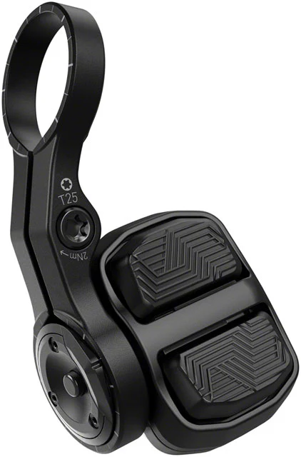 SRAM AXS POD Electronic Controller - Left or Right Mount, Discrete Clamp, 2-Button, Black, D1