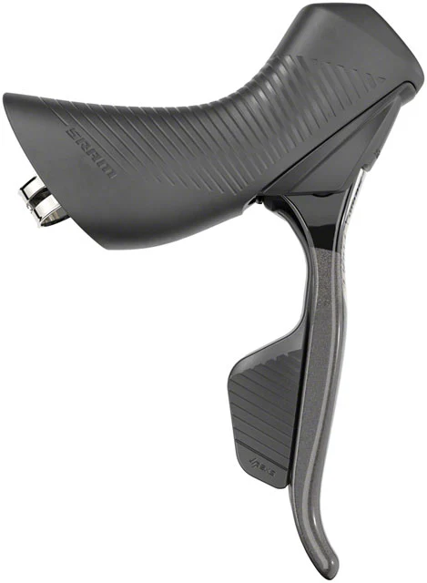 SRAM Force AXS HRD eTap Shift/Brake Lever and Hydraulic Disc Brake Caliper - Right/Rear, Flat Mount, 20mm Offset, Iridescent Gray/Blk, D2 - Image 2
