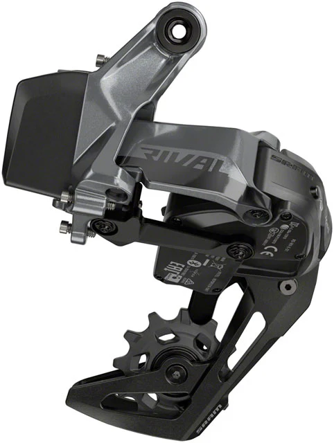 SRAM Rival XPLR eTap AXS Rear Derailleur - 12-Speed, 44t Max, (Battery Not Included), Black, D1