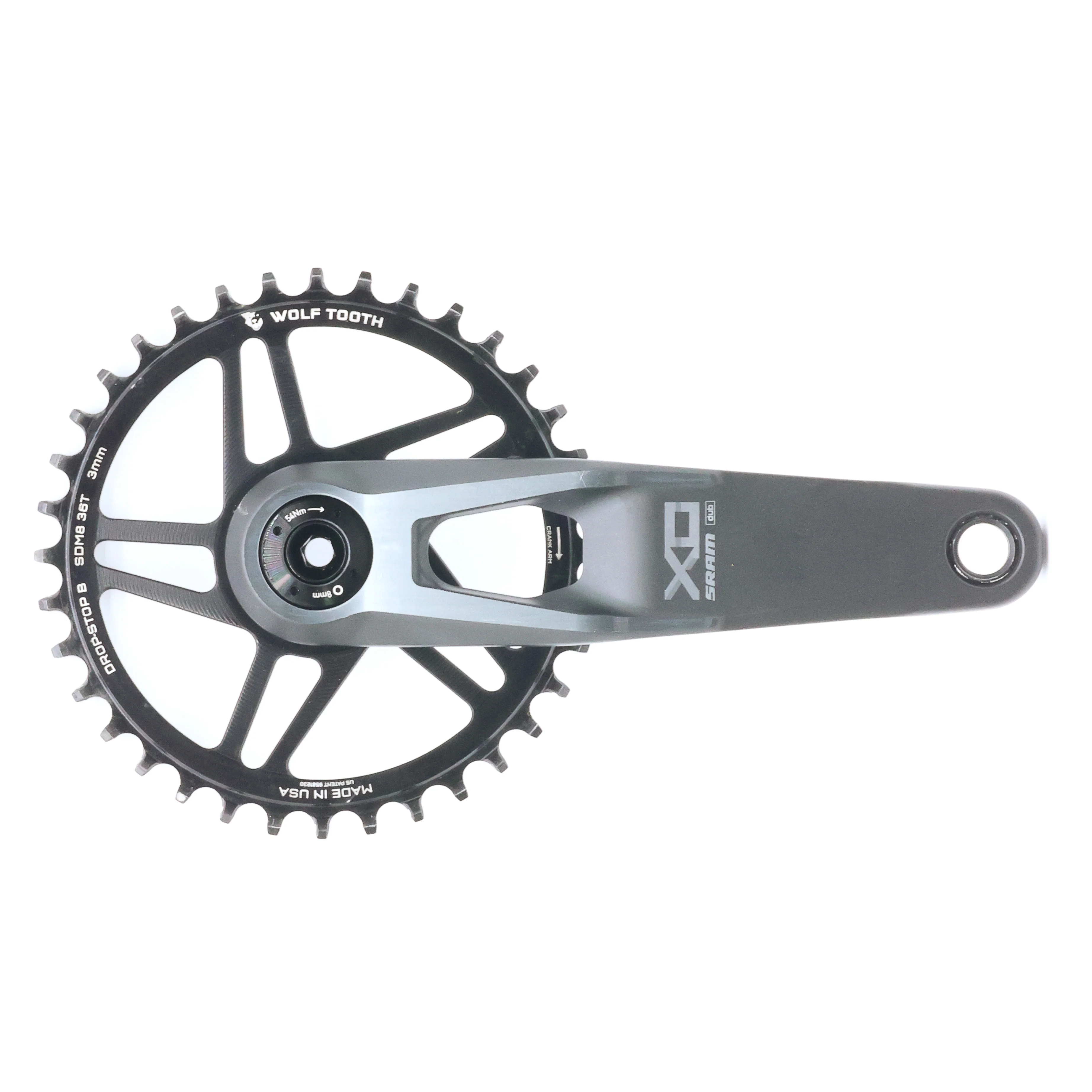 SRAM X0 Eagle DUB Wide AXS Transmission Power Meter Crankset - 36T - Image 2