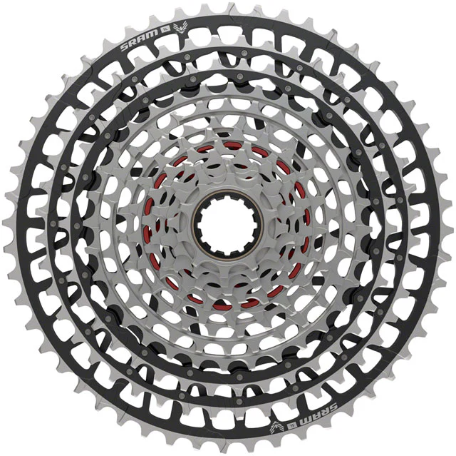 SRAM XX Eagle T-Type Ebike AXS Groupset - 104BCD 34T, Derailleur, Shifter, 10-52t Cassette, Clip-On Guard, Arms not included - Image 3