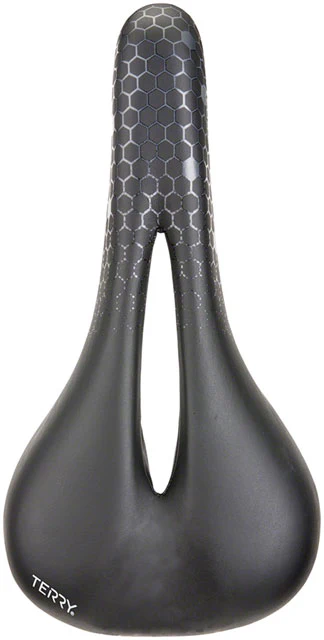 Terry Fly Ti Gel Saddle - Titanium, Black/Gray, Men's - Image 4