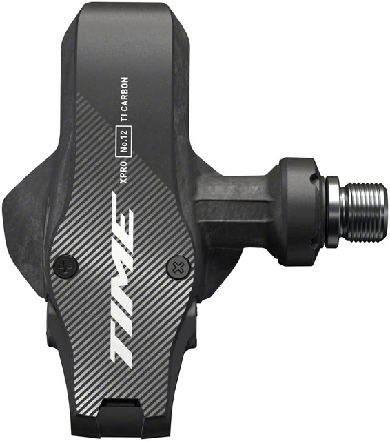 Time XPRO 12 Pedals - Single Sided Clipless, Carbon, 9/16", Ti/Carbon/Silver, QF 57, B1 - Image 2