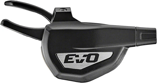 TRP SL-M9070-7R EVO Shifter - Rear, 7-Speed, With Discrete Clamp, MatchMaker Compatible, 2400mm Shift Cable, Black/Silver