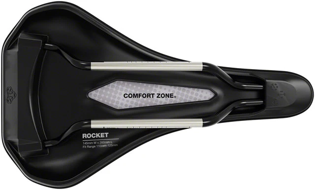 WTB Rocket Saddle - Titanium, Black, Medium, Fusion Form - Image 4
