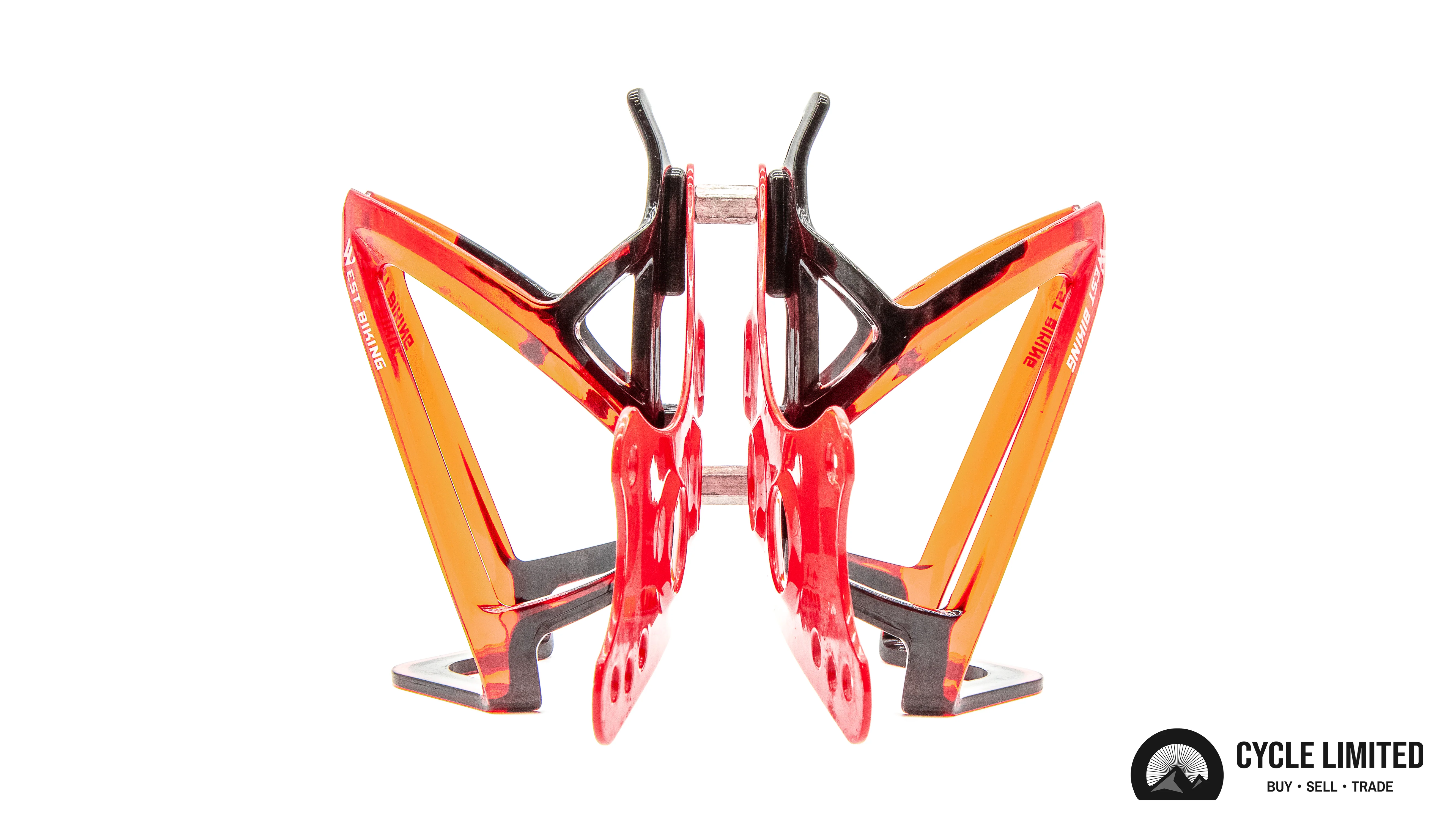 XLAB Sonic Wing Red with Bottle Cages (No Mounting Hardware) 153g - Image 3